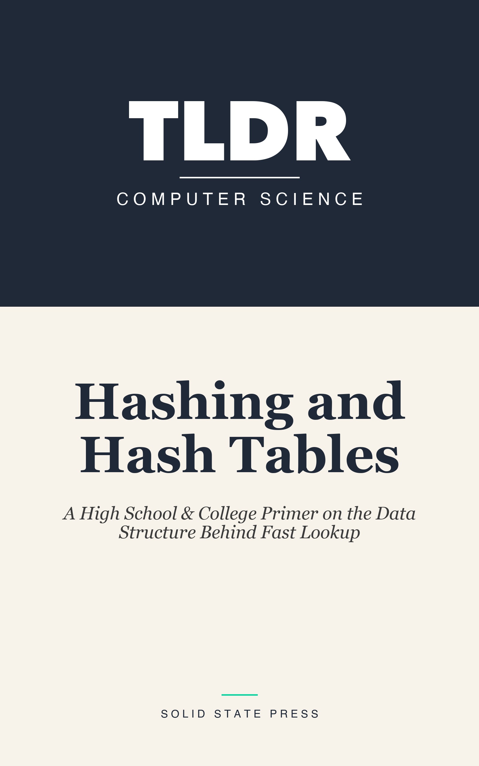 Hashing and Hash Tables cover