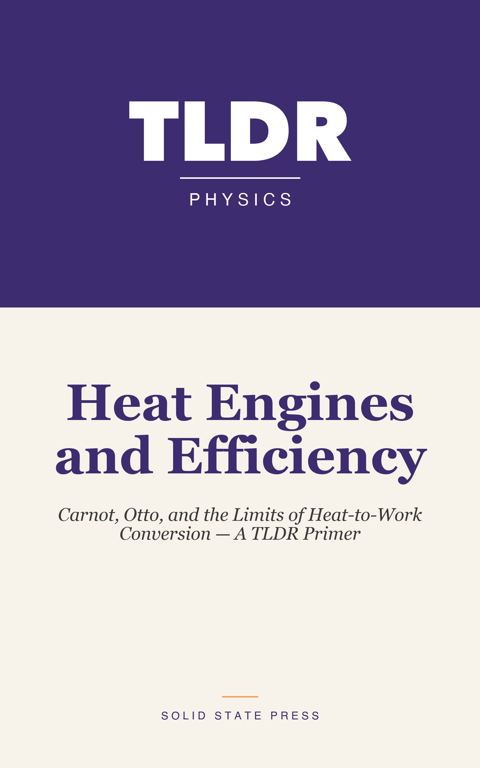 Heat Engines and Efficiency cover