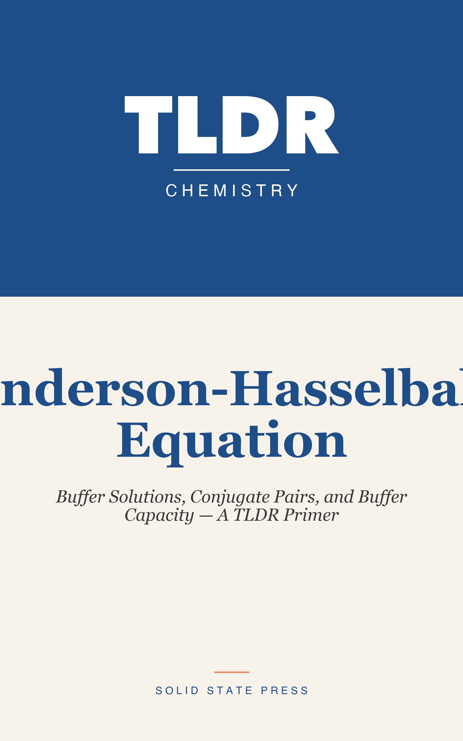 Henderson-Hasselbalch Equation cover