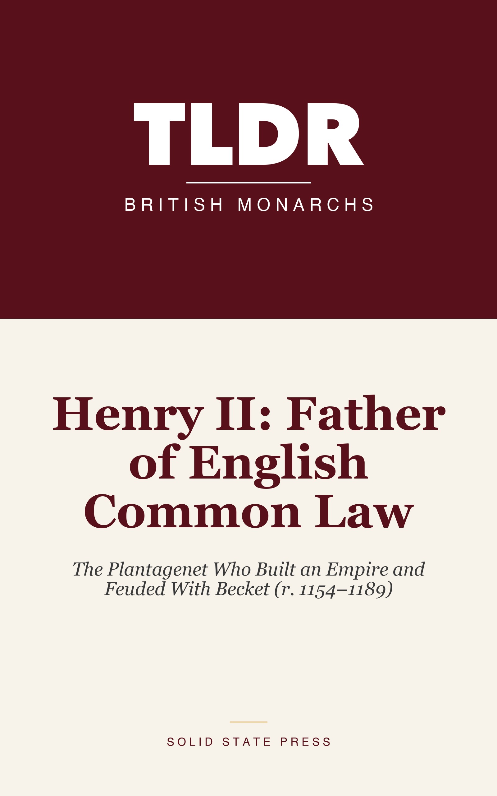 Henry II: Father of English Common Law cover