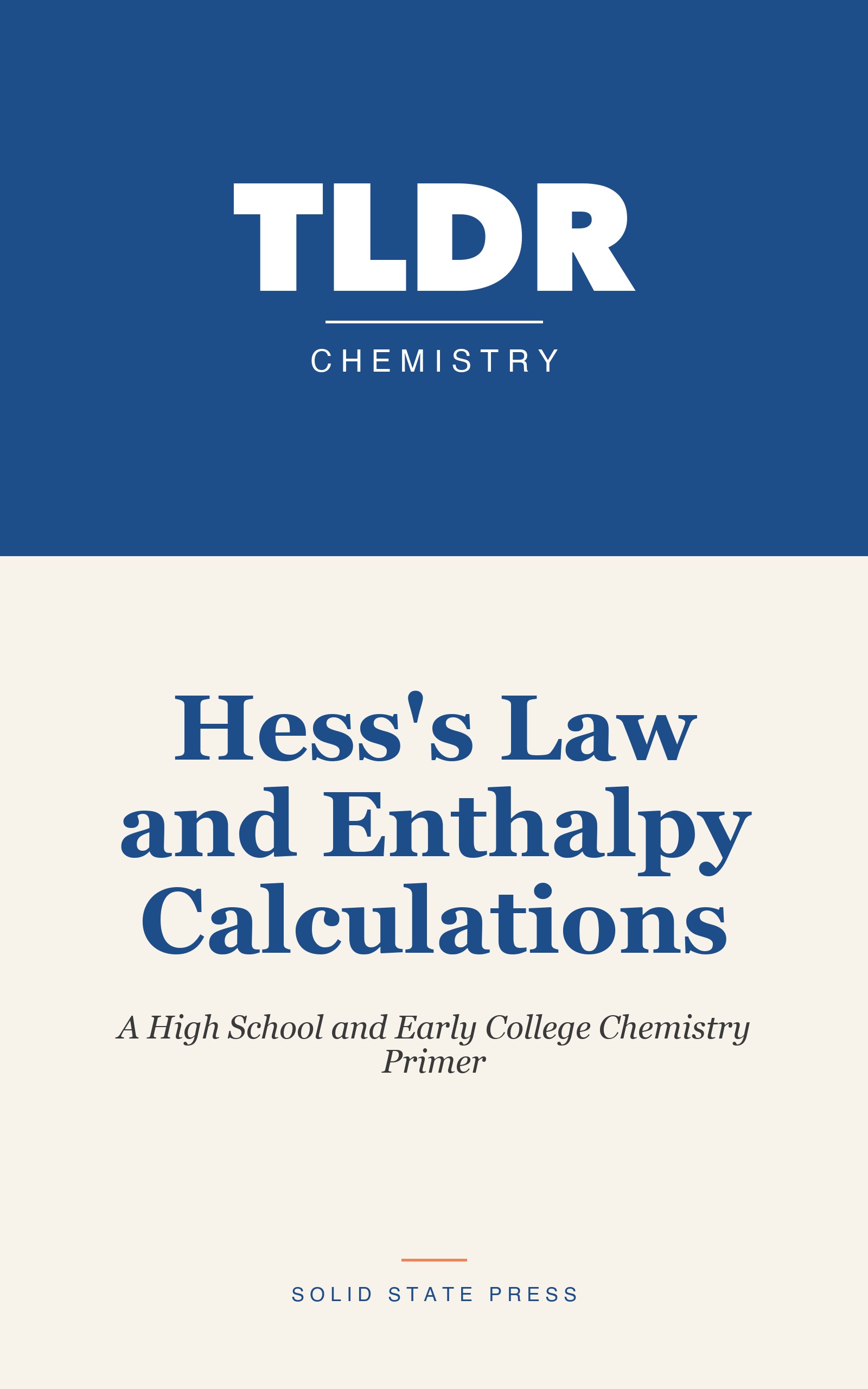 Hess's Law and Enthalpy Calculations cover