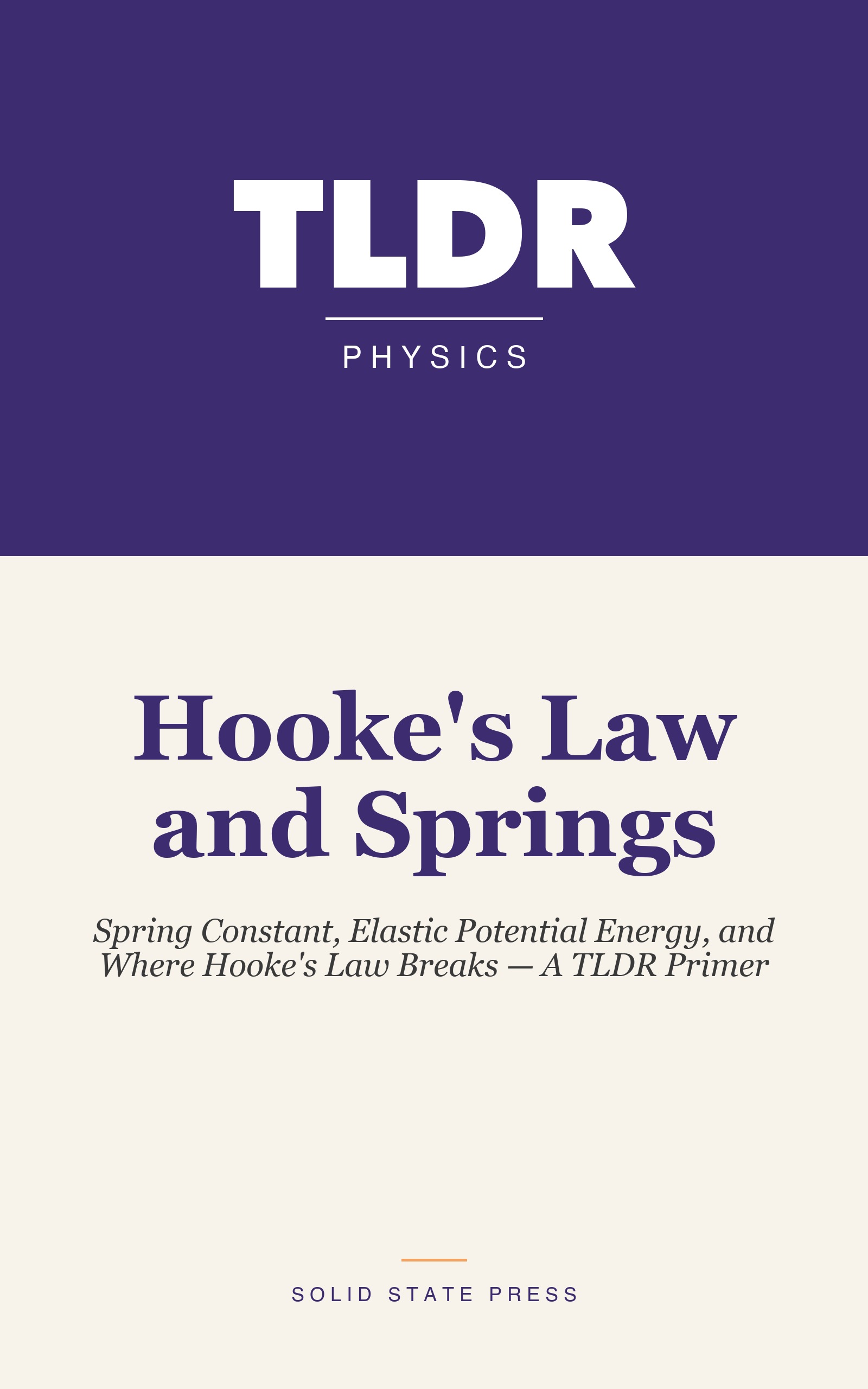 Hooke's Law and Springs cover