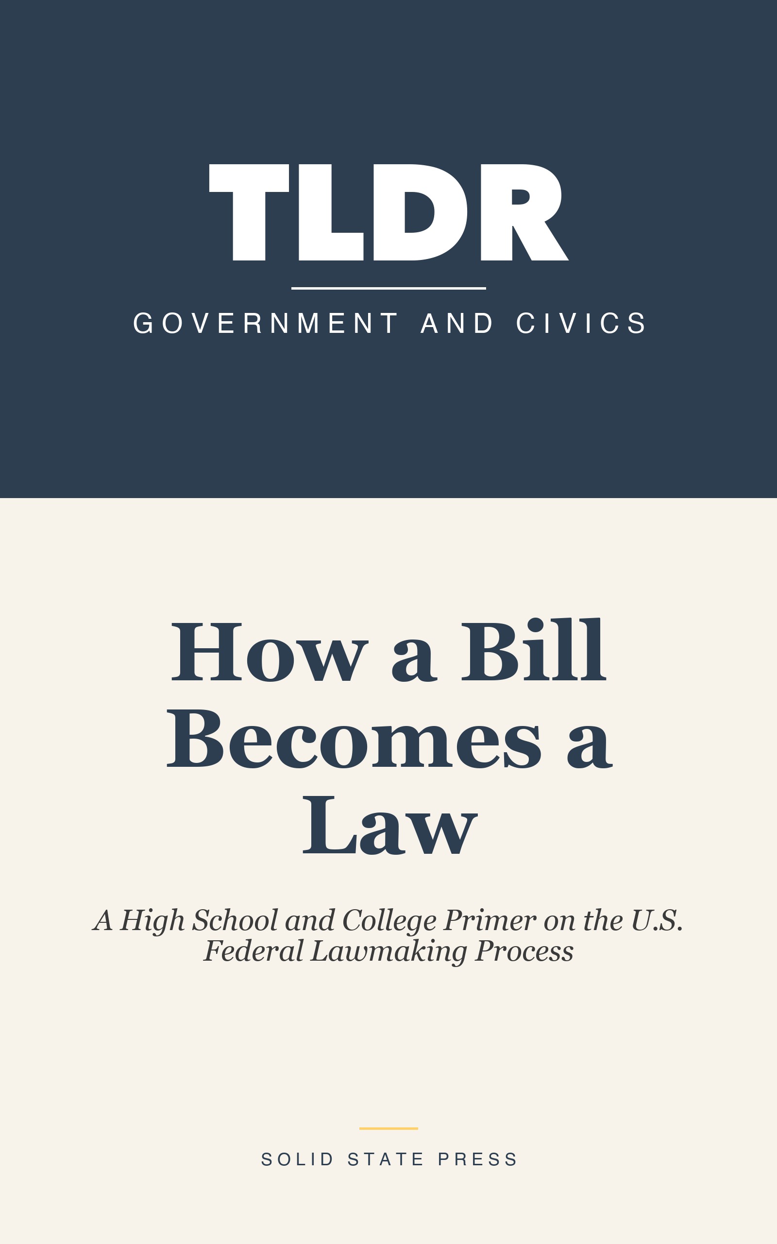 How a Bill Becomes a Law cover