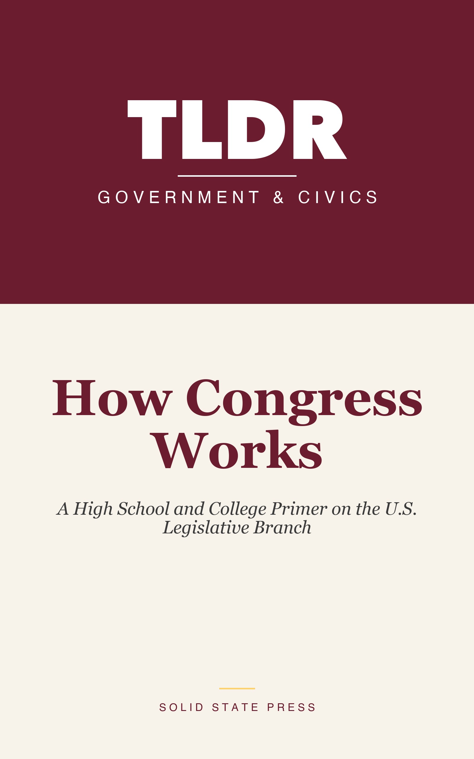 How Congress Works cover