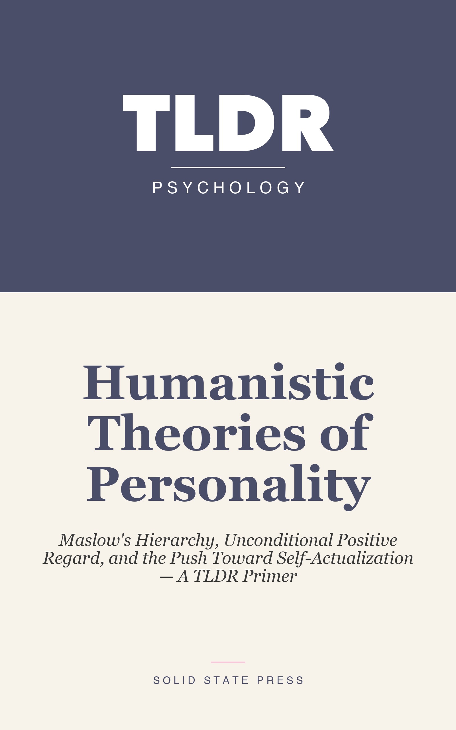 Humanistic Theories of Personality cover