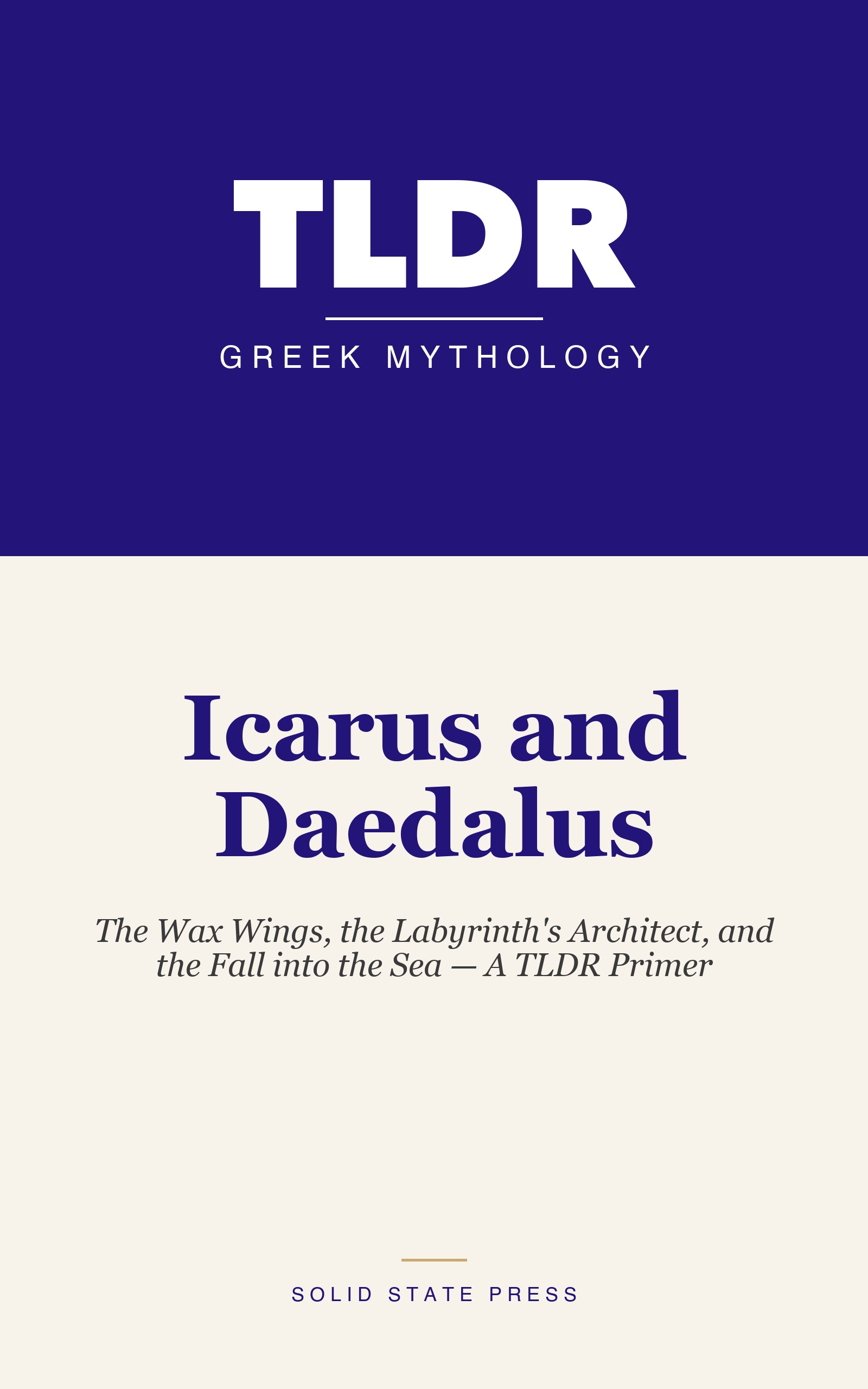 Icarus and Daedalus cover