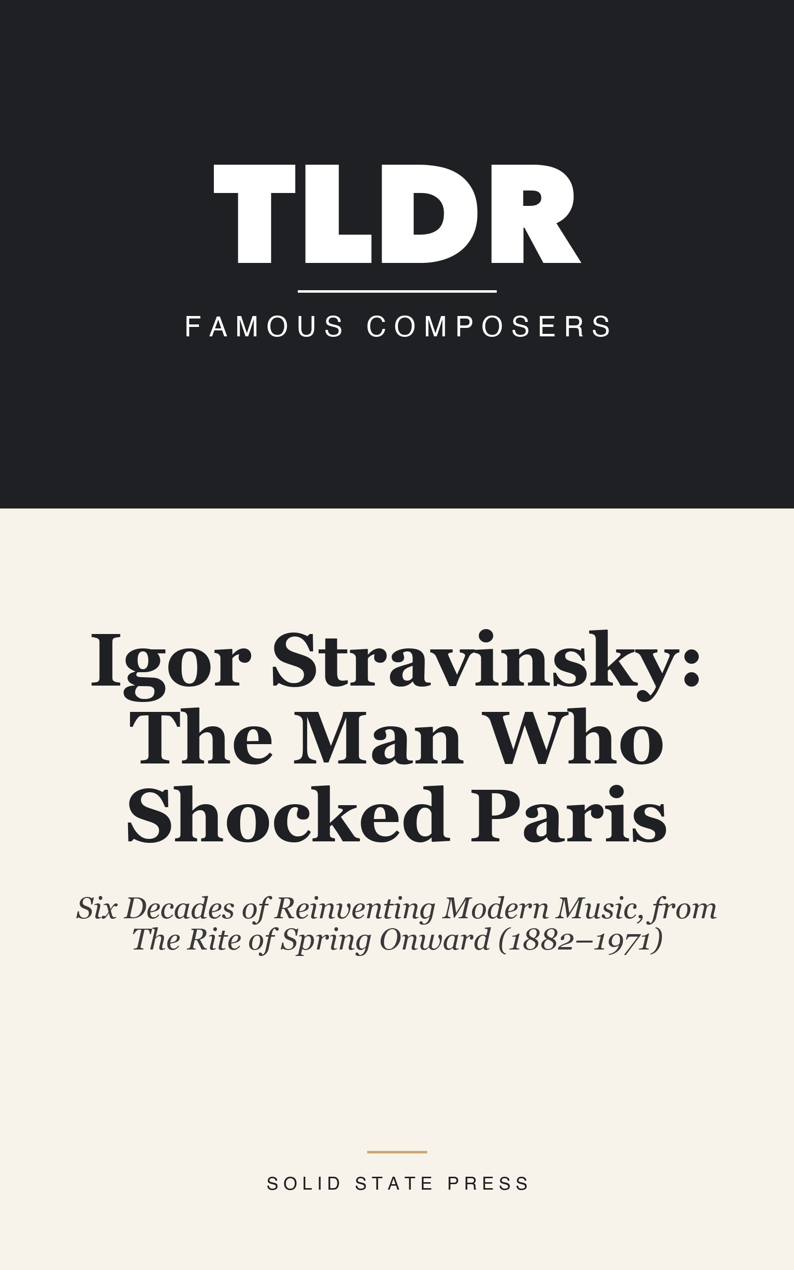 Igor Stravinsky: The Man Who Shocked Paris cover