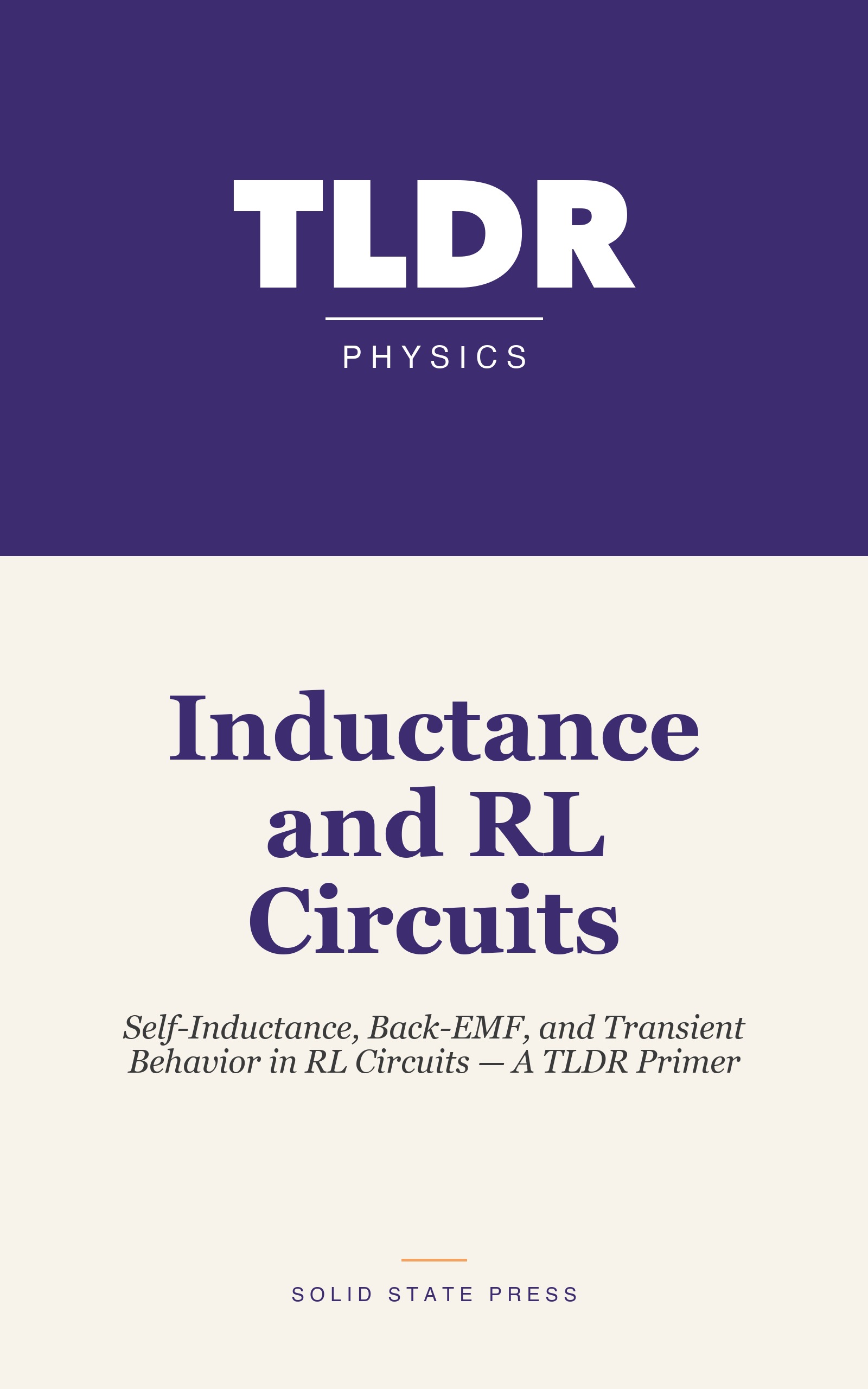 Inductance and RL Circuits cover