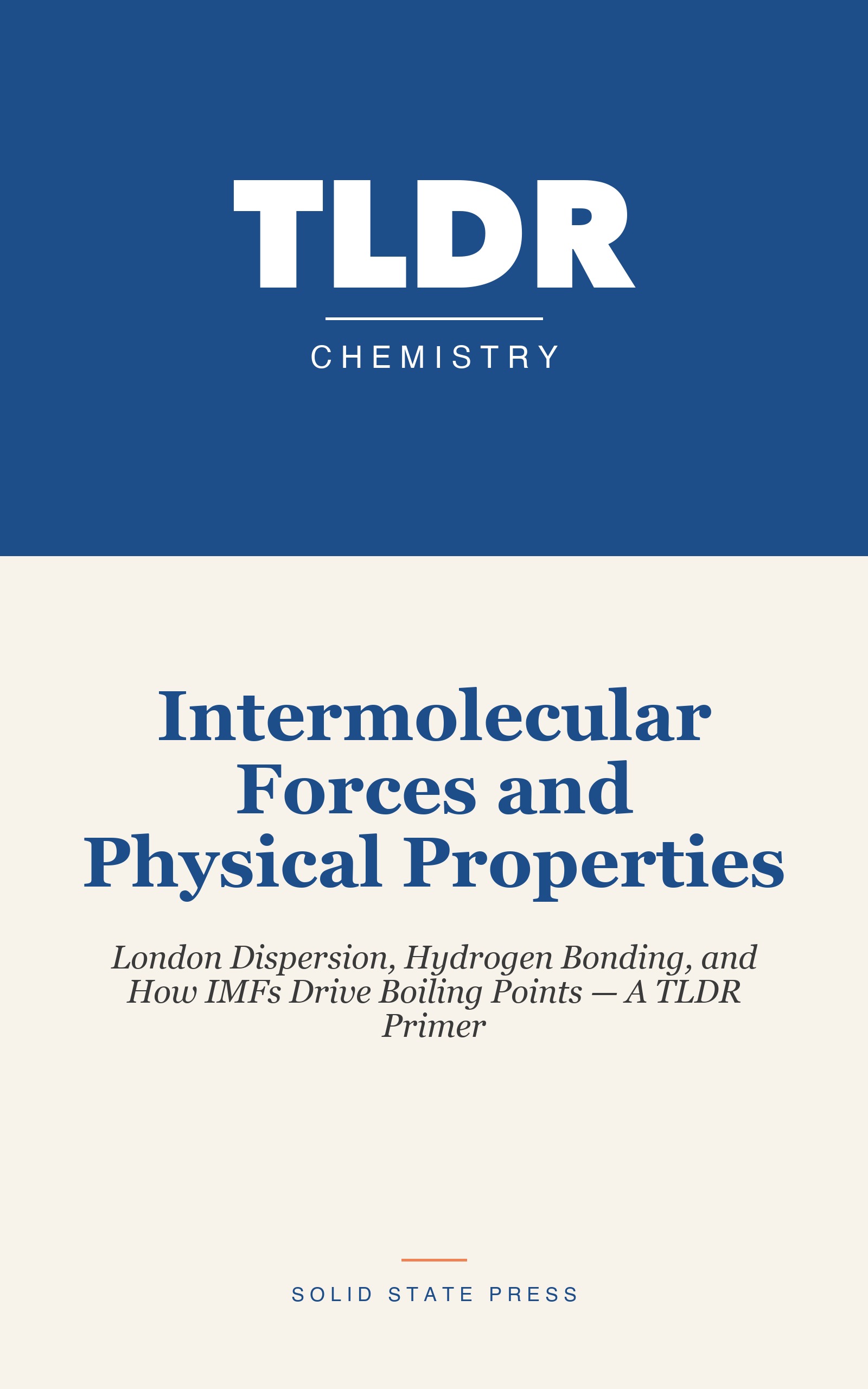 Intermolecular Forces and Physical Properties cover
