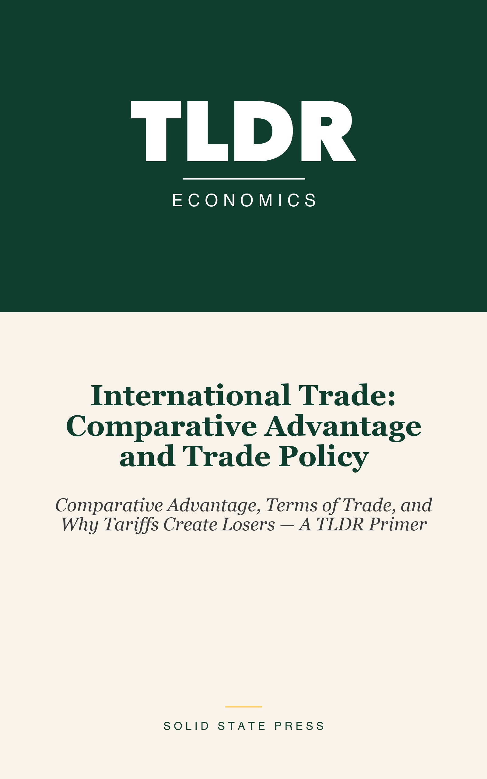 International Trade: Comparative Advantage and Trade Policy cover