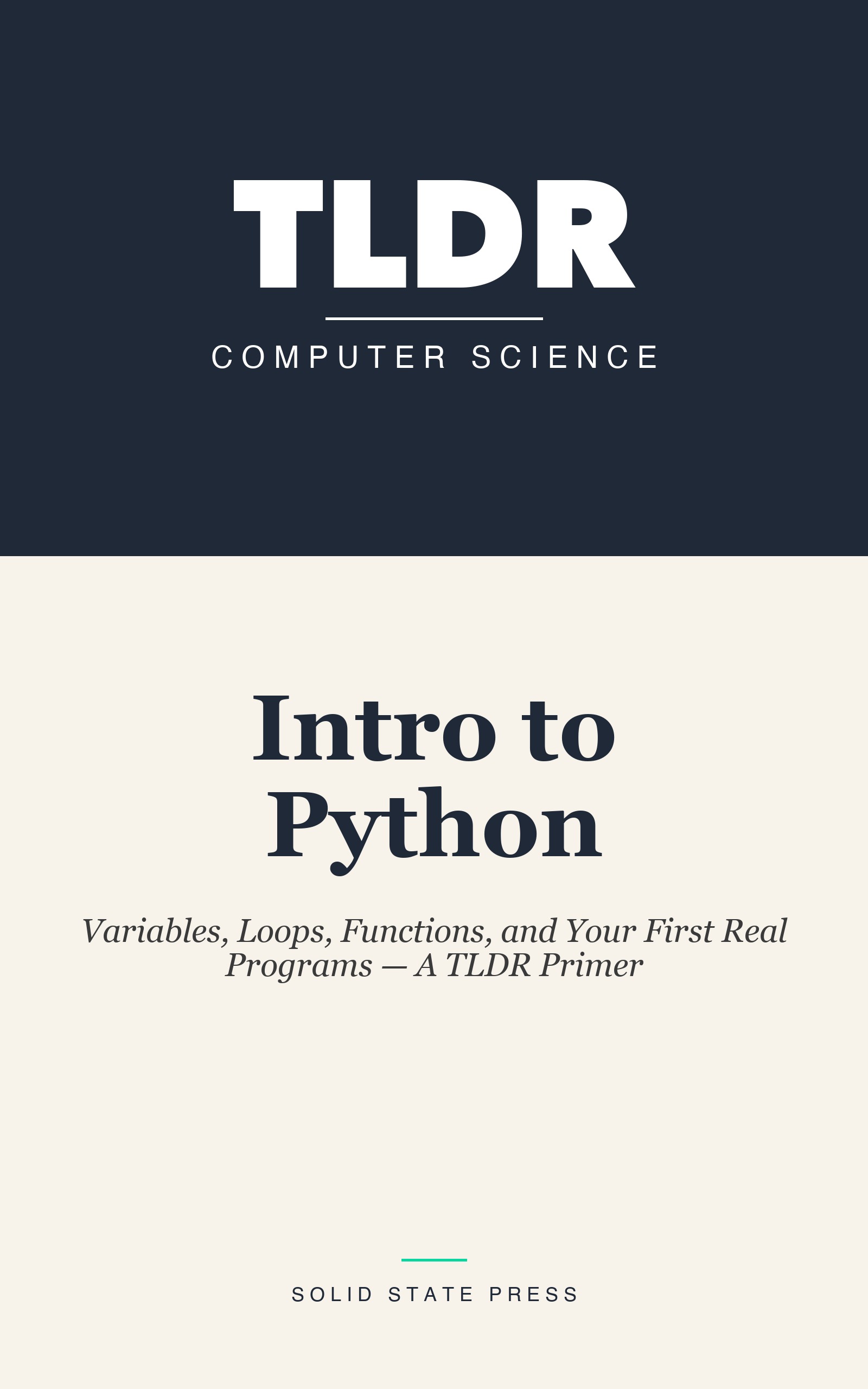 Intro to Python cover