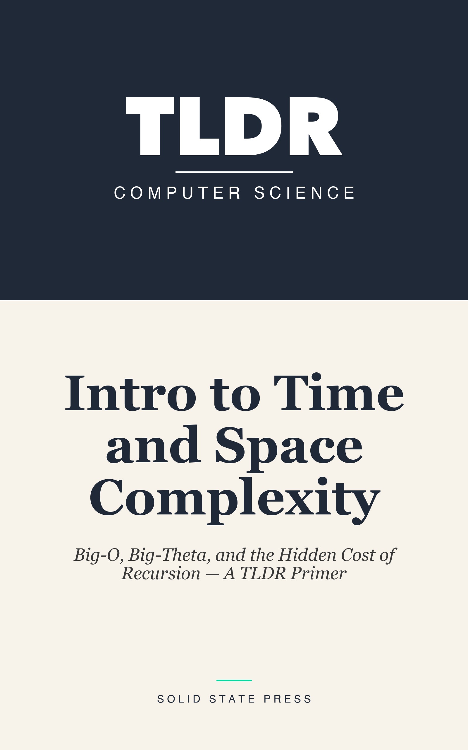 Intro to Time and Space Complexity cover
