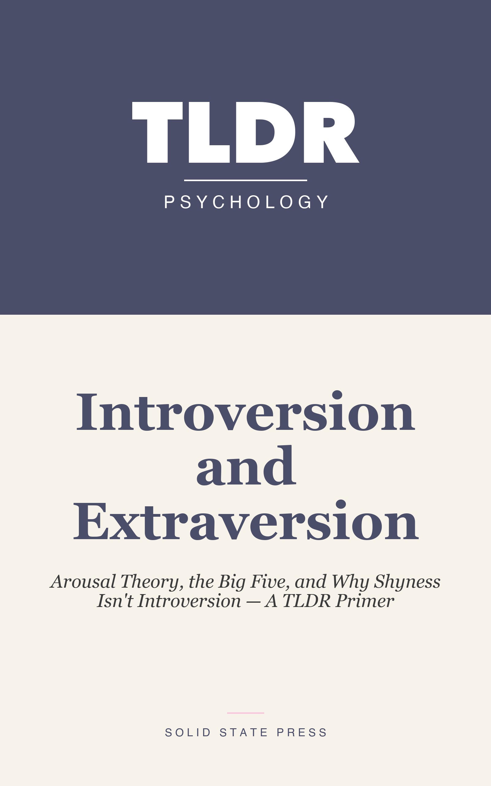 Introversion and Extraversion cover