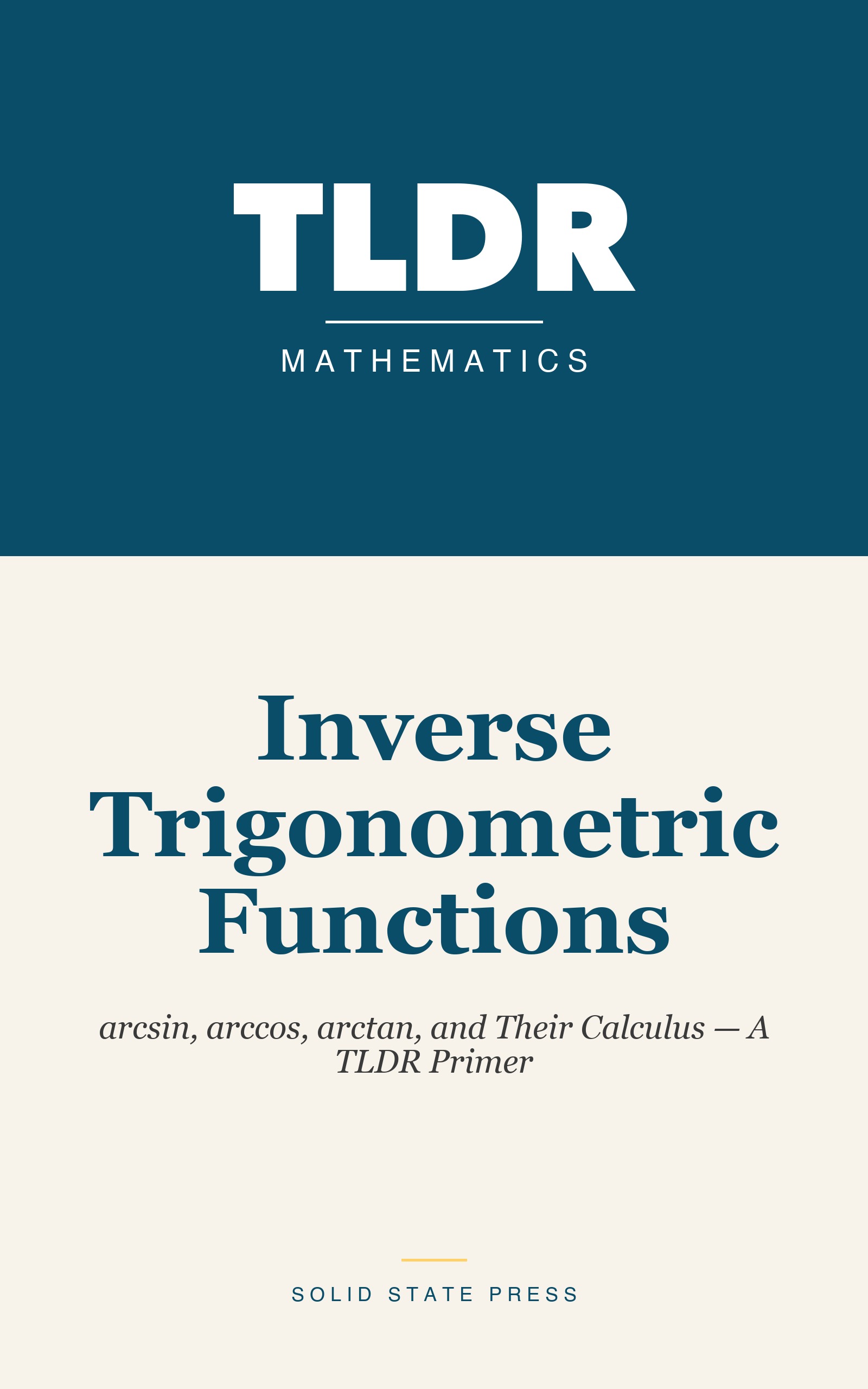 Inverse Trigonometric Functions cover