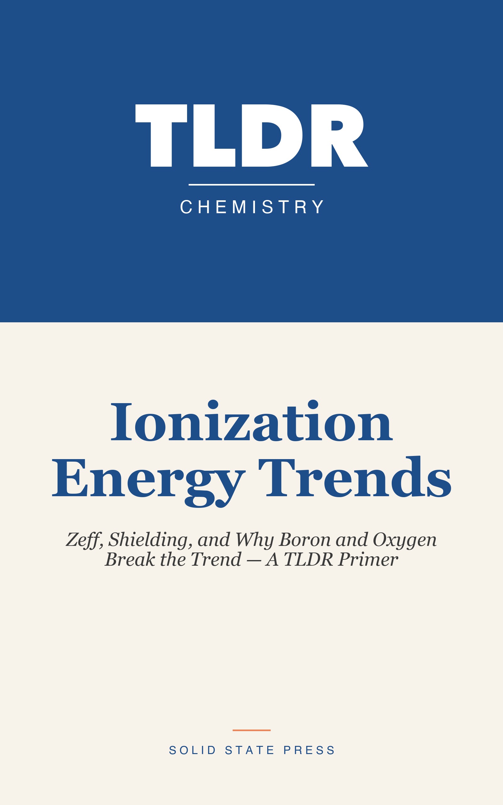 Ionization Energy Trends cover
