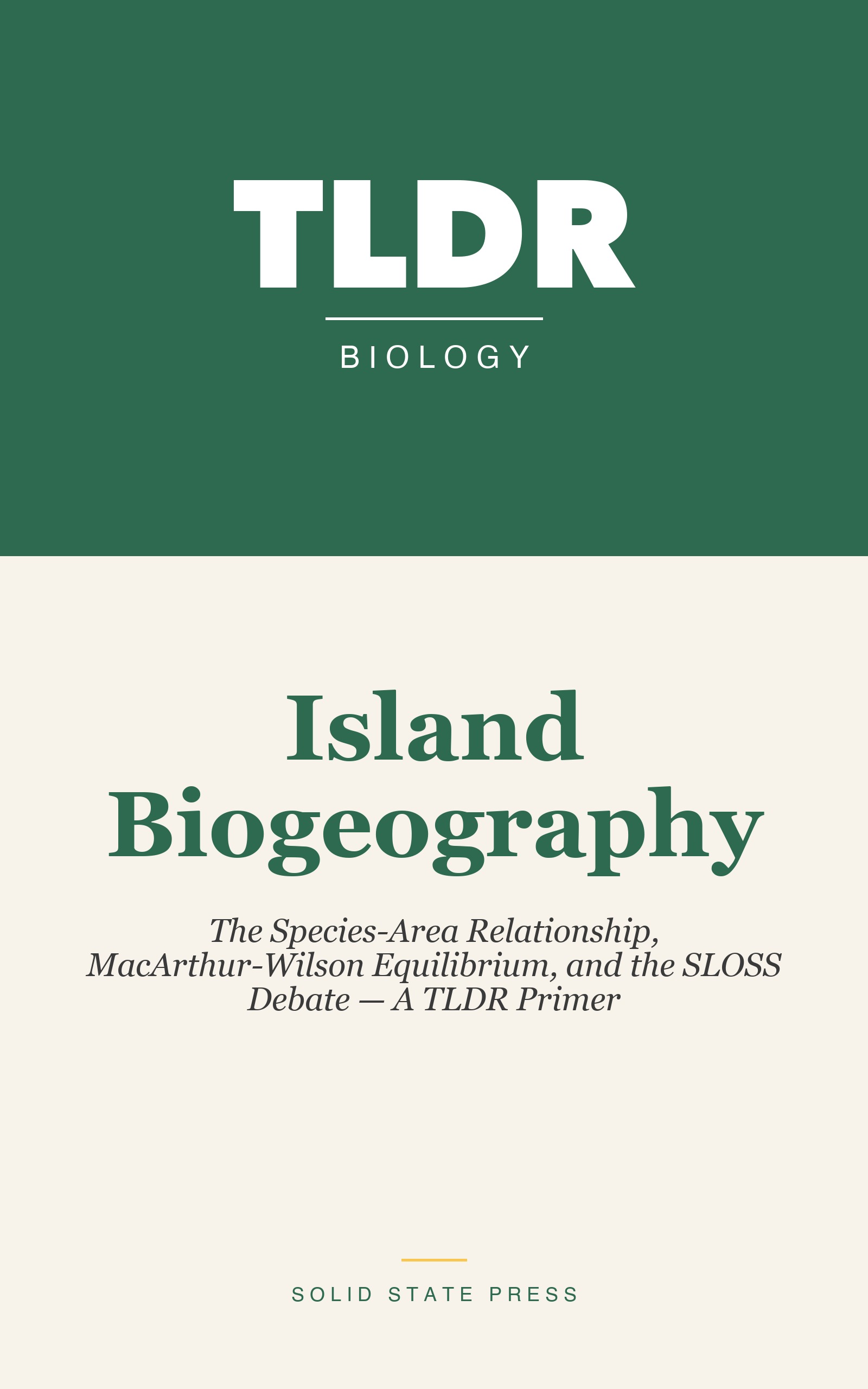 Island Biogeography cover