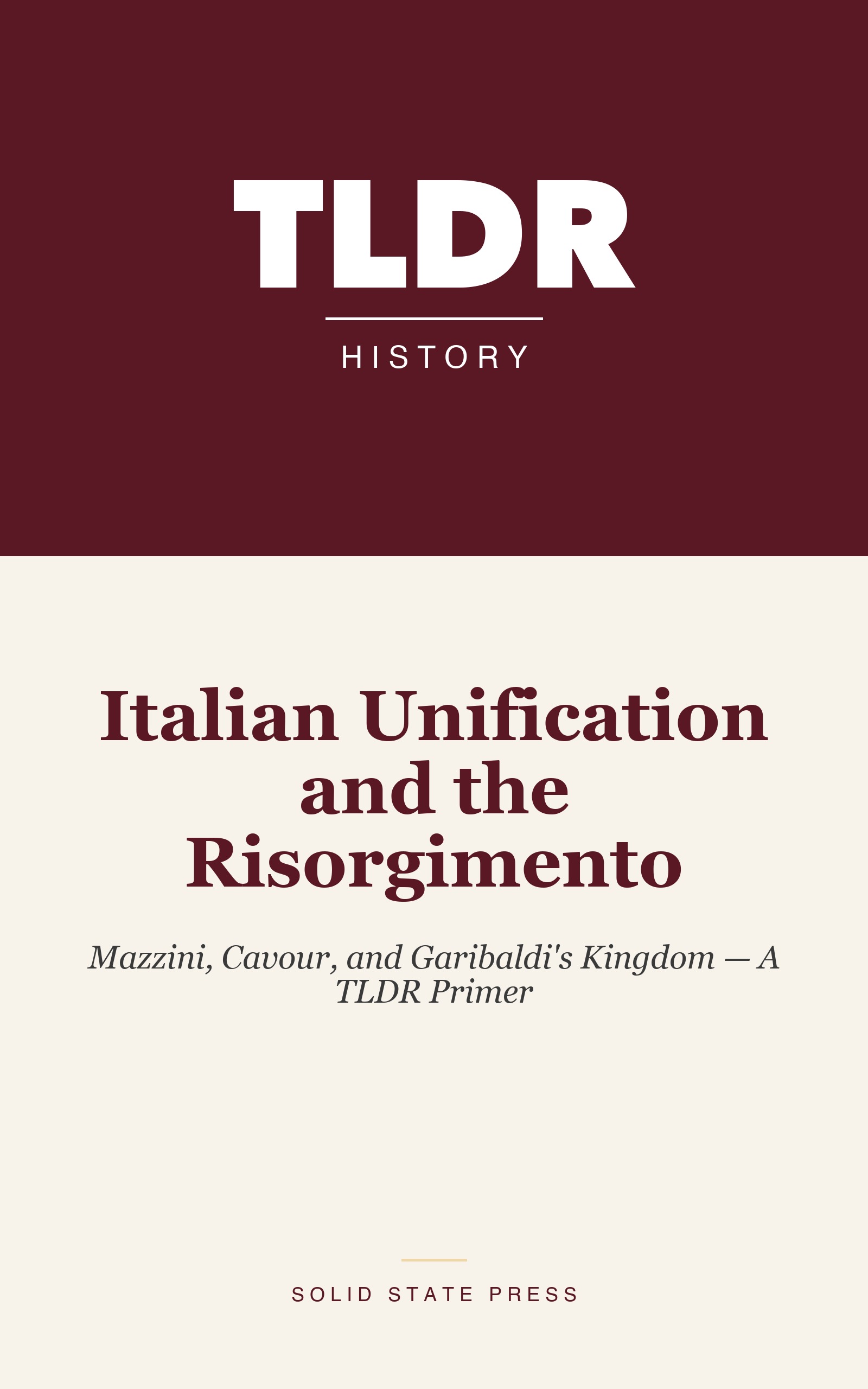 Italian Unification and the Risorgimento cover