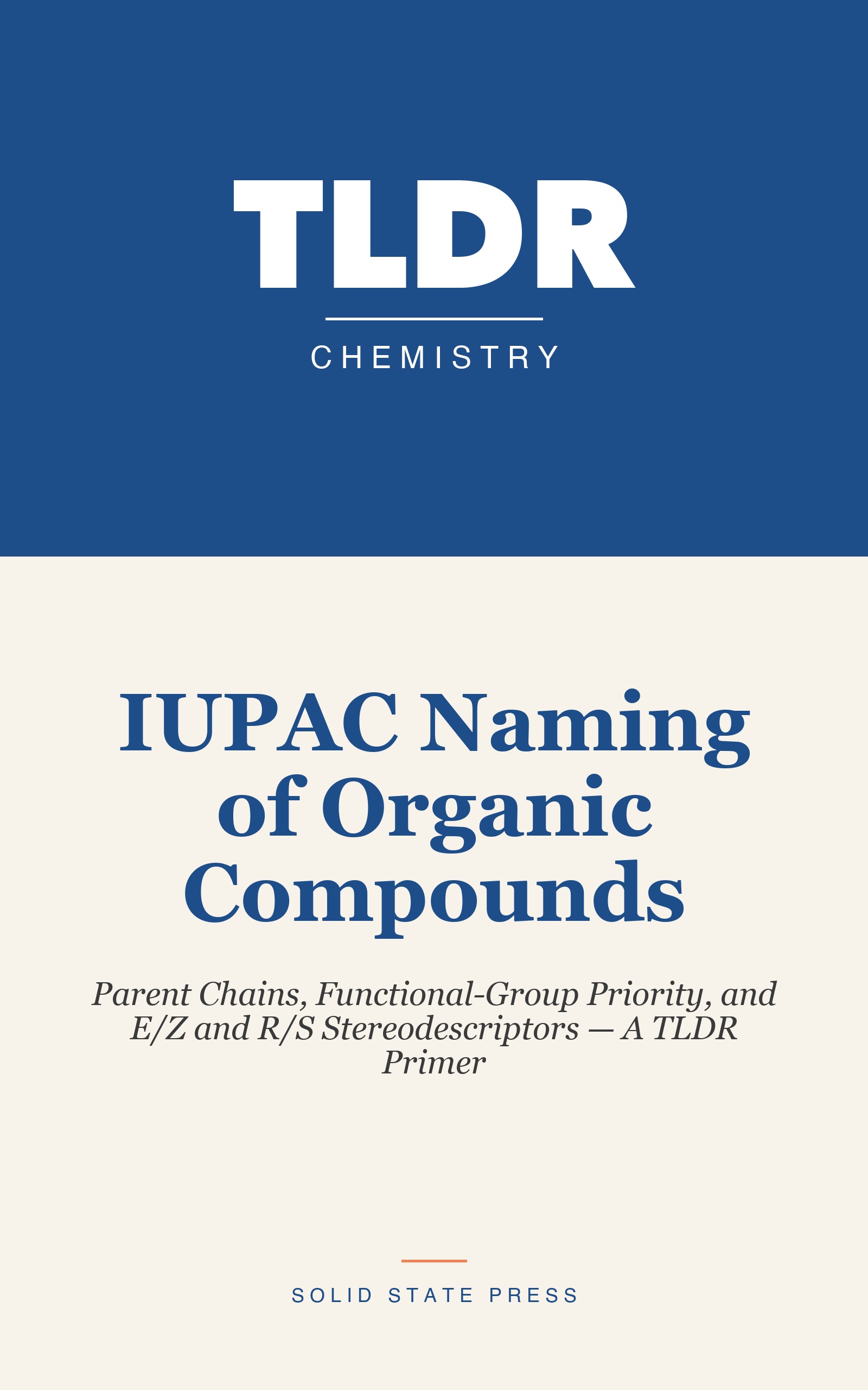 IUPAC Naming of Organic Compounds cover