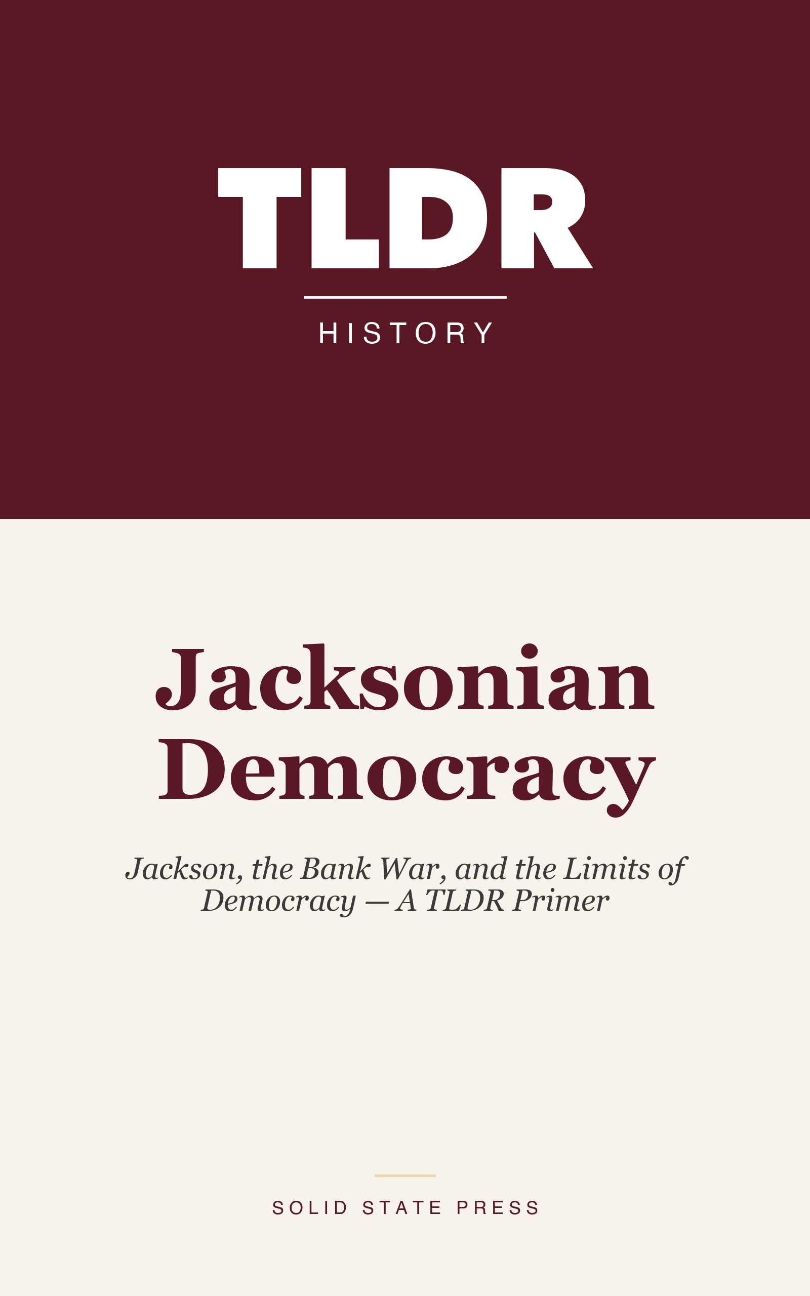 Jacksonian Democracy cover