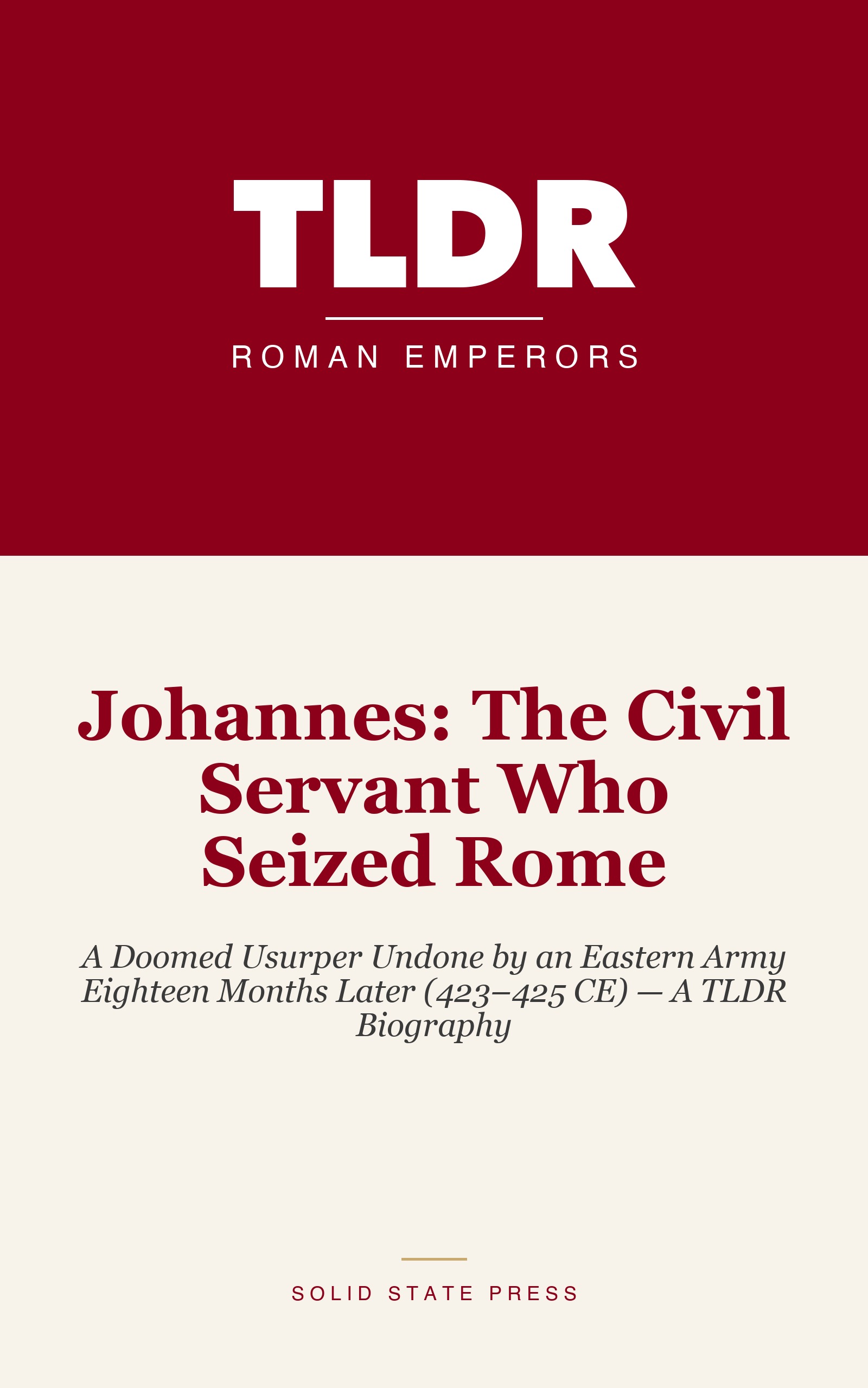 Johannes: The Civil Servant Who Seized Rome cover