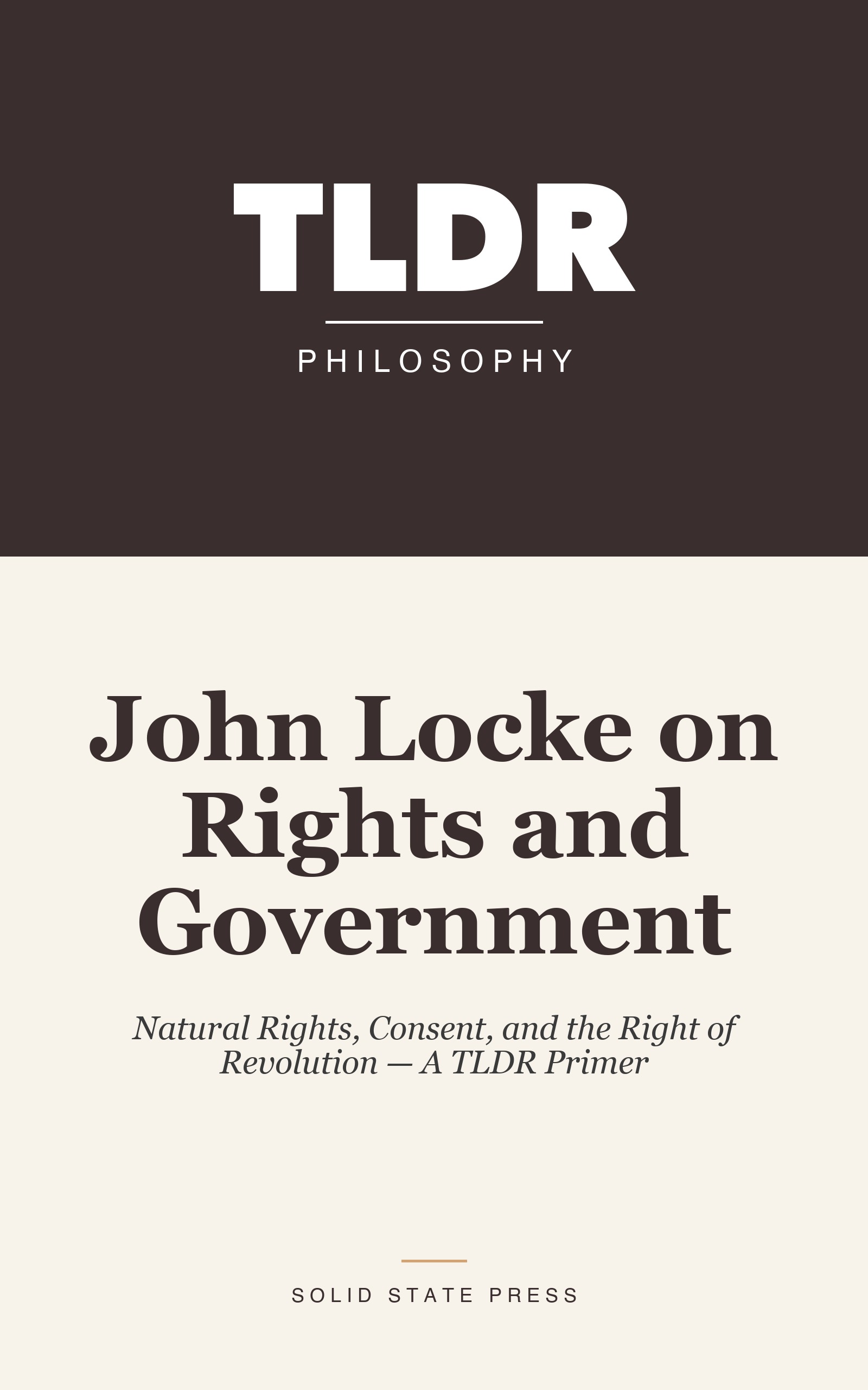 John Locke on Rights and Government cover