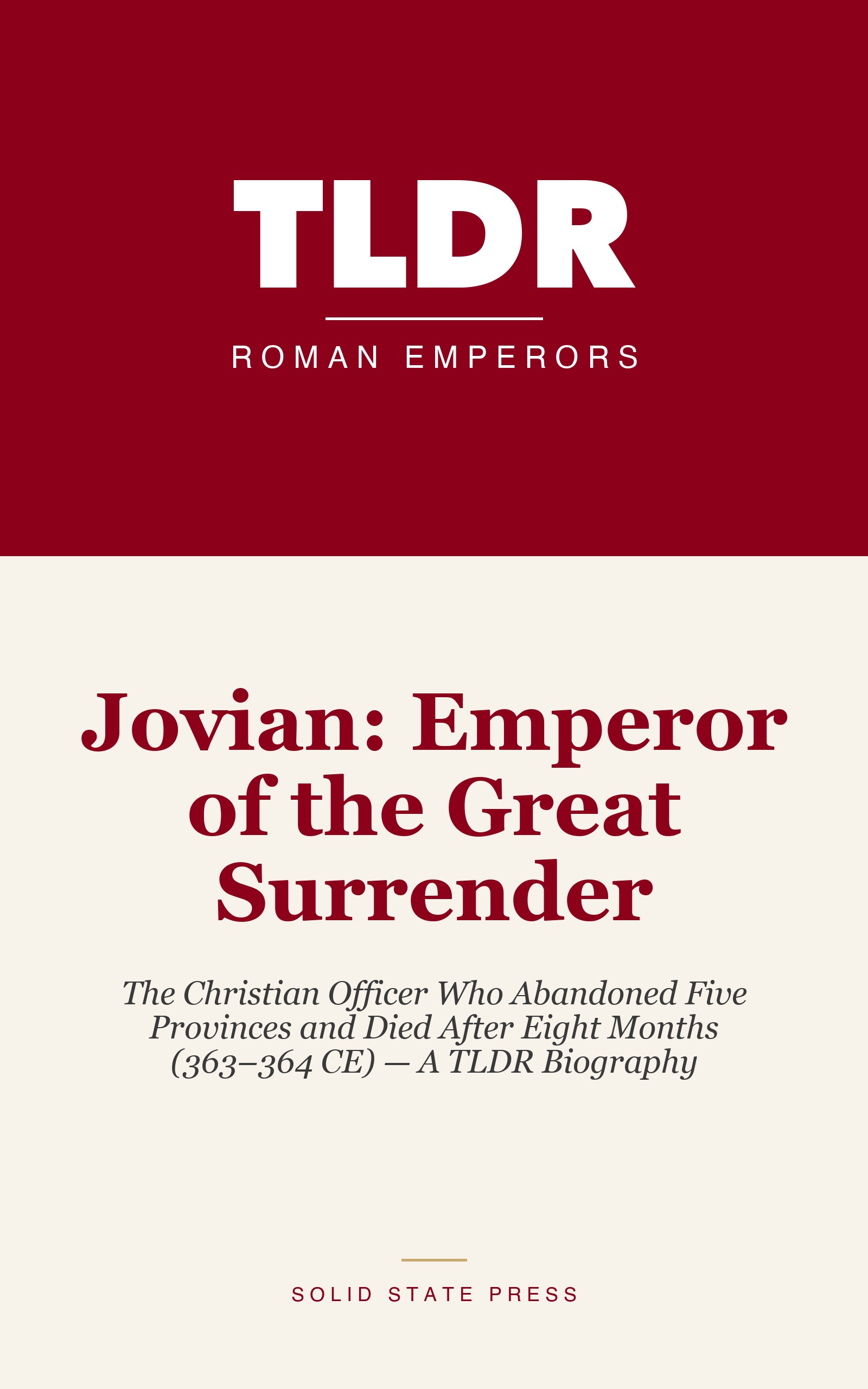 Jovian: Emperor of the Great Surrender cover