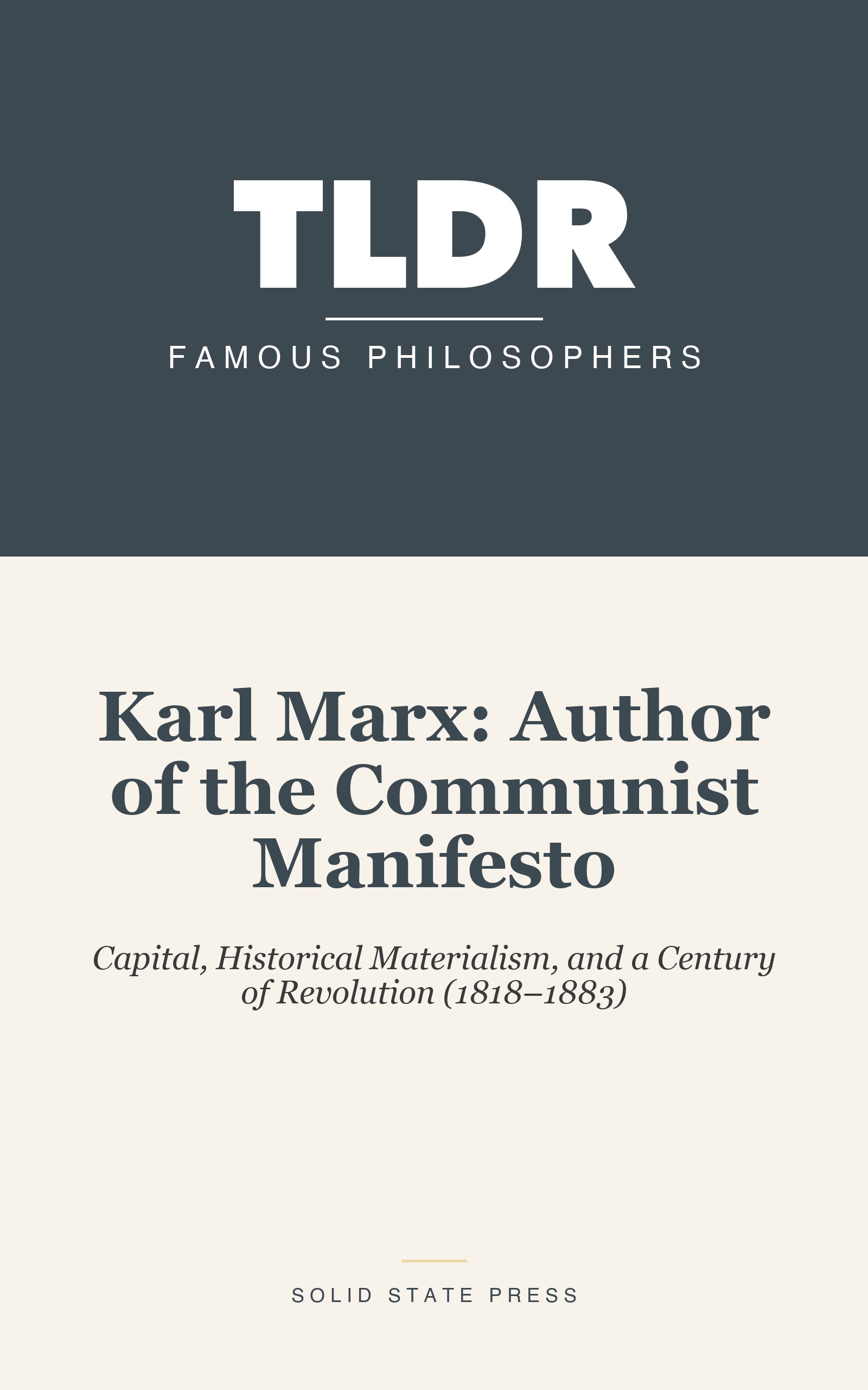 Karl Marx: Author of the Communist Manifesto cover