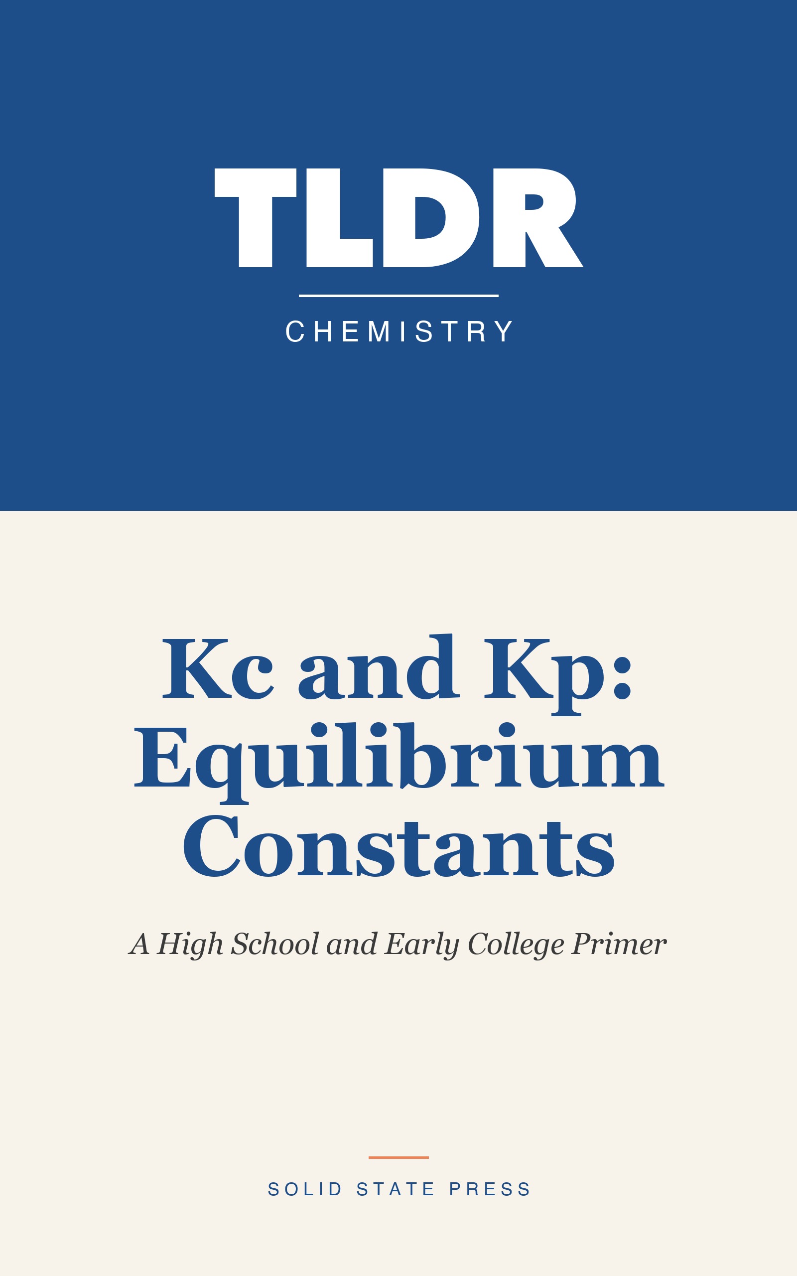 Kc and Kp: Equilibrium Constants cover