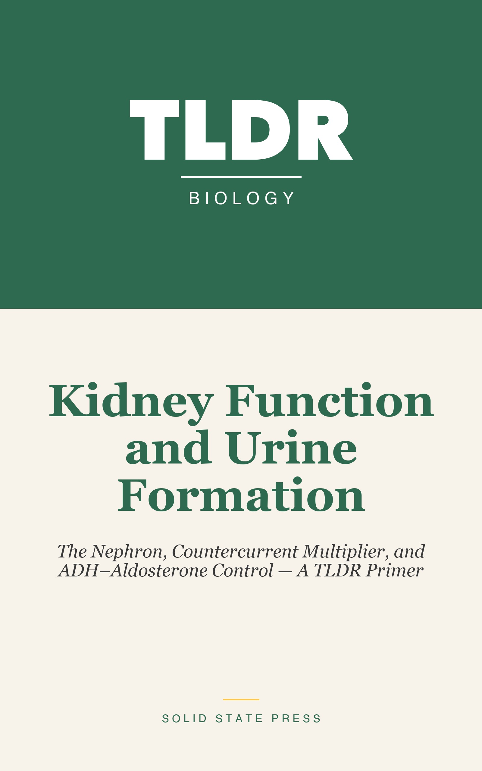 Kidney Function and Urine Formation cover