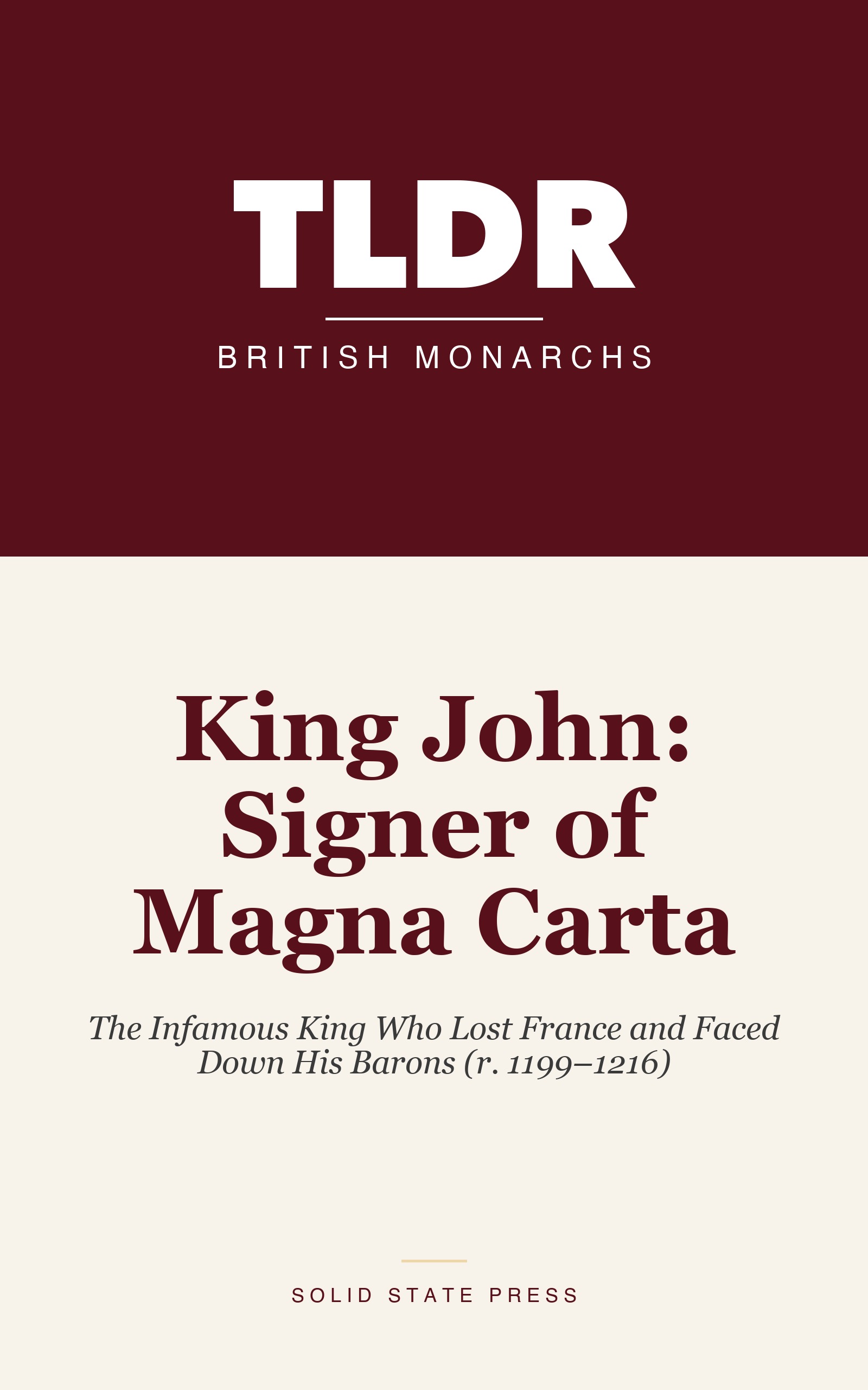 King John: Signer of Magna Carta cover