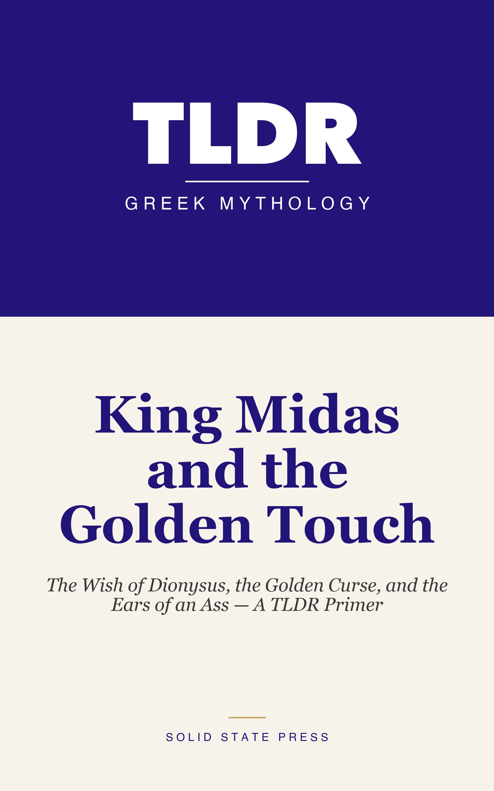 King Midas and the Golden Touch cover