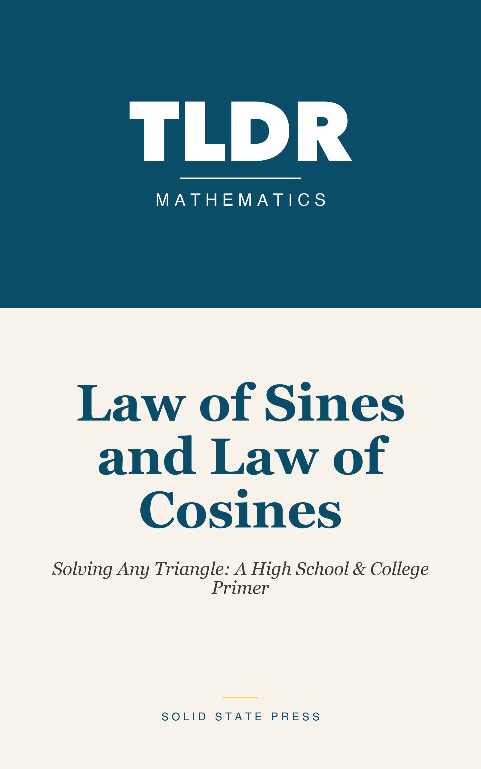 Law of Sines and Law of Cosines cover
