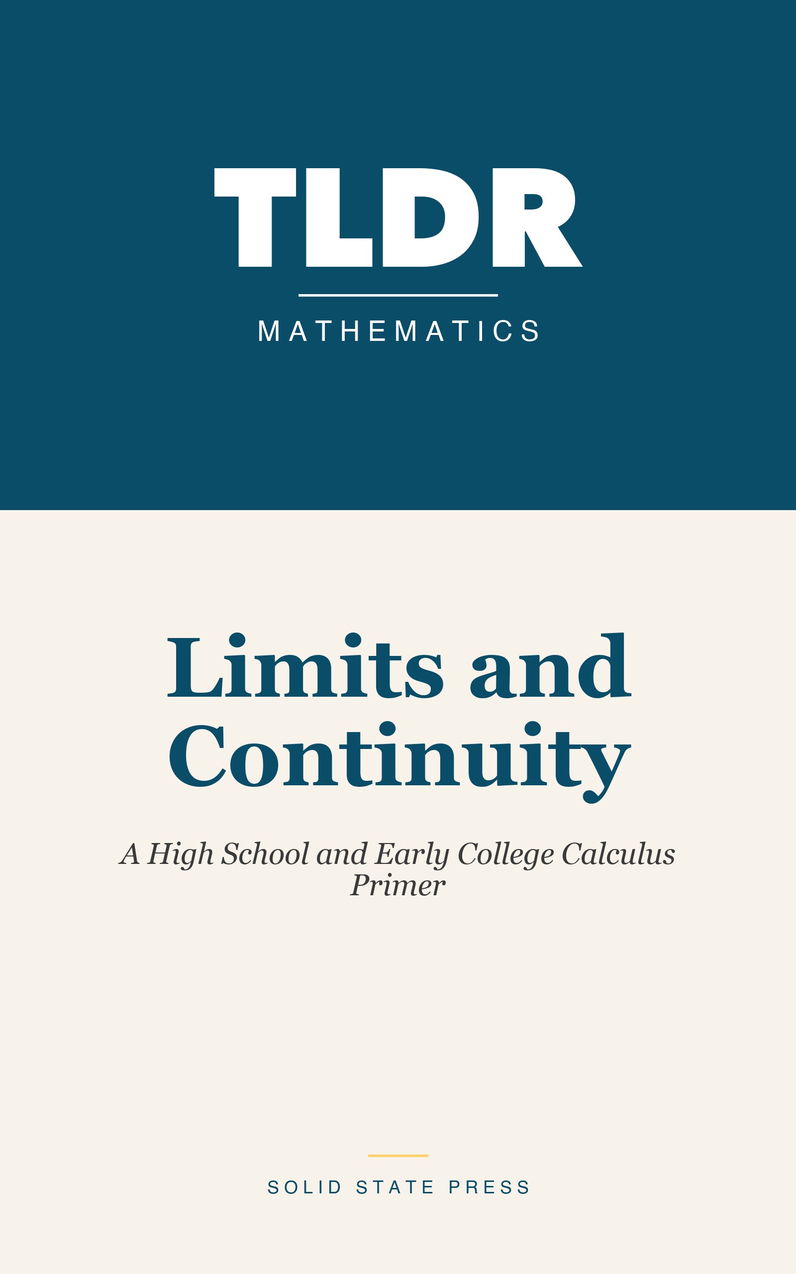 Limits and Continuity cover