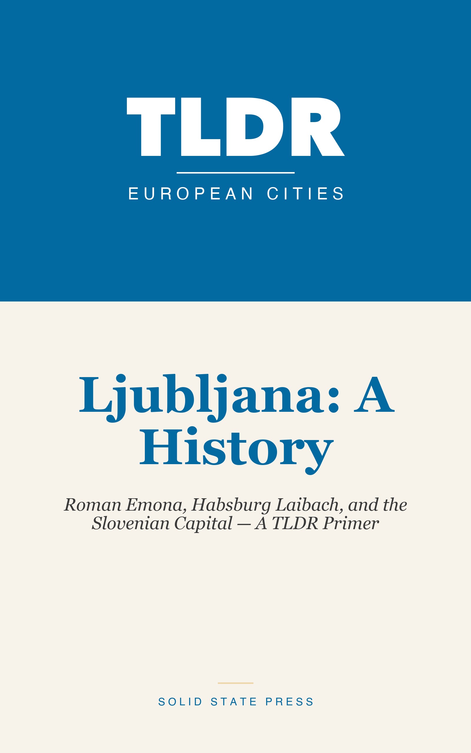 Ljubljana: A History cover