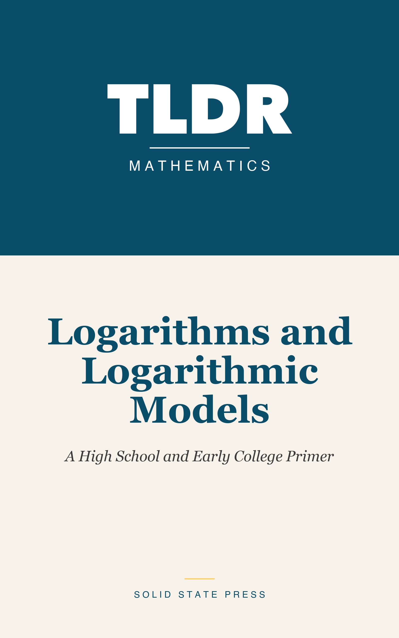 Logarithms and Logarithmic Models cover