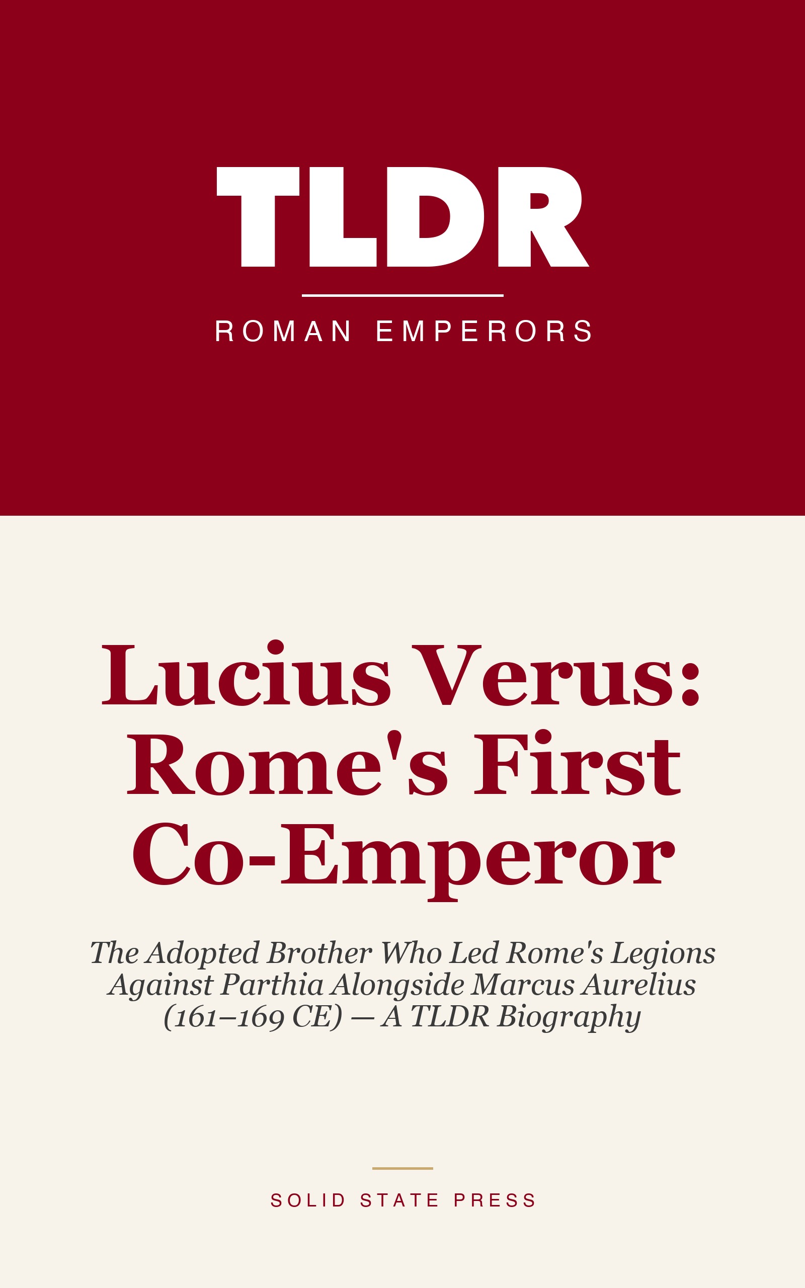 Lucius Verus: Rome's First Co-Emperor cover
