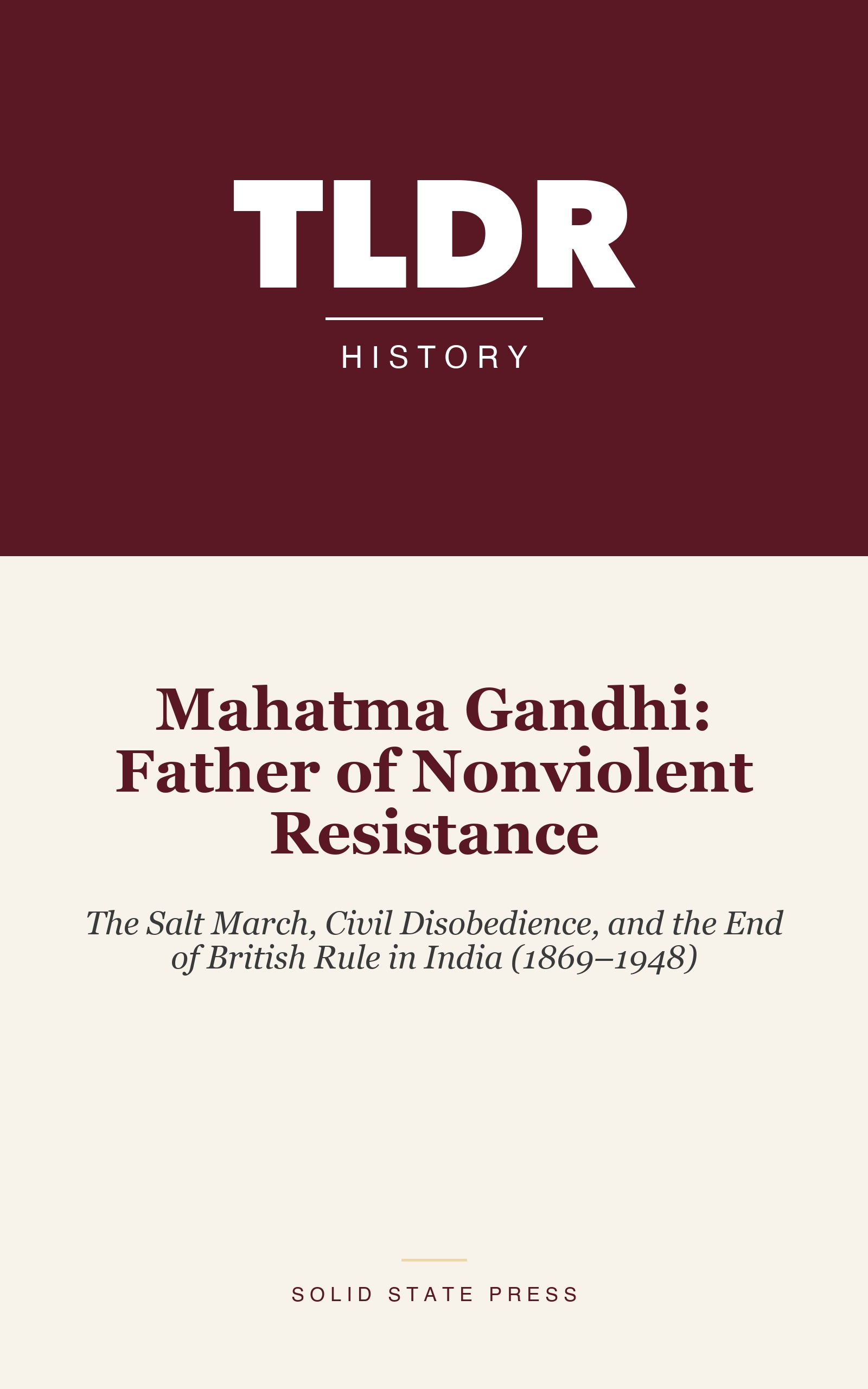Mahatma Gandhi: Father of Nonviolent Resistance cover