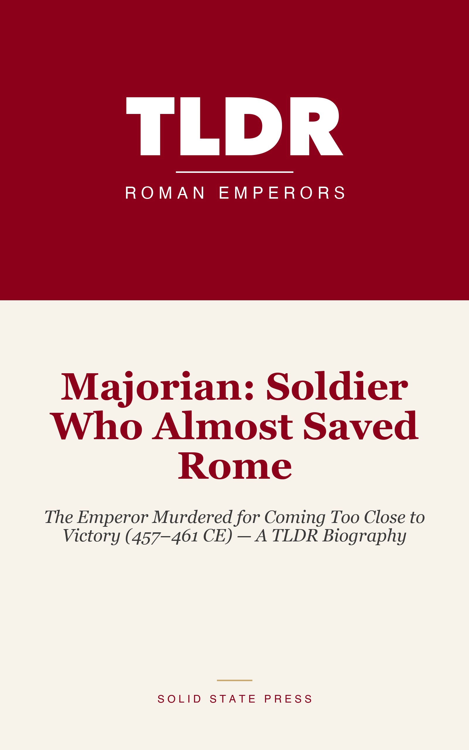 Majorian: Soldier Who Almost Saved Rome cover
