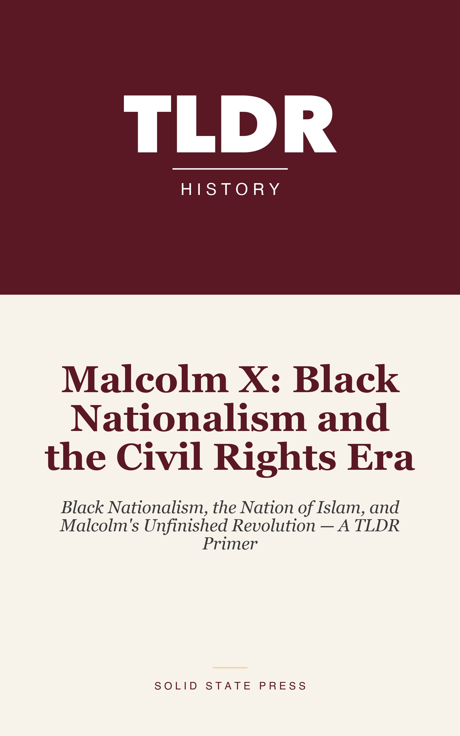 Malcolm X: Black Nationalism and the Civil Rights Era cover