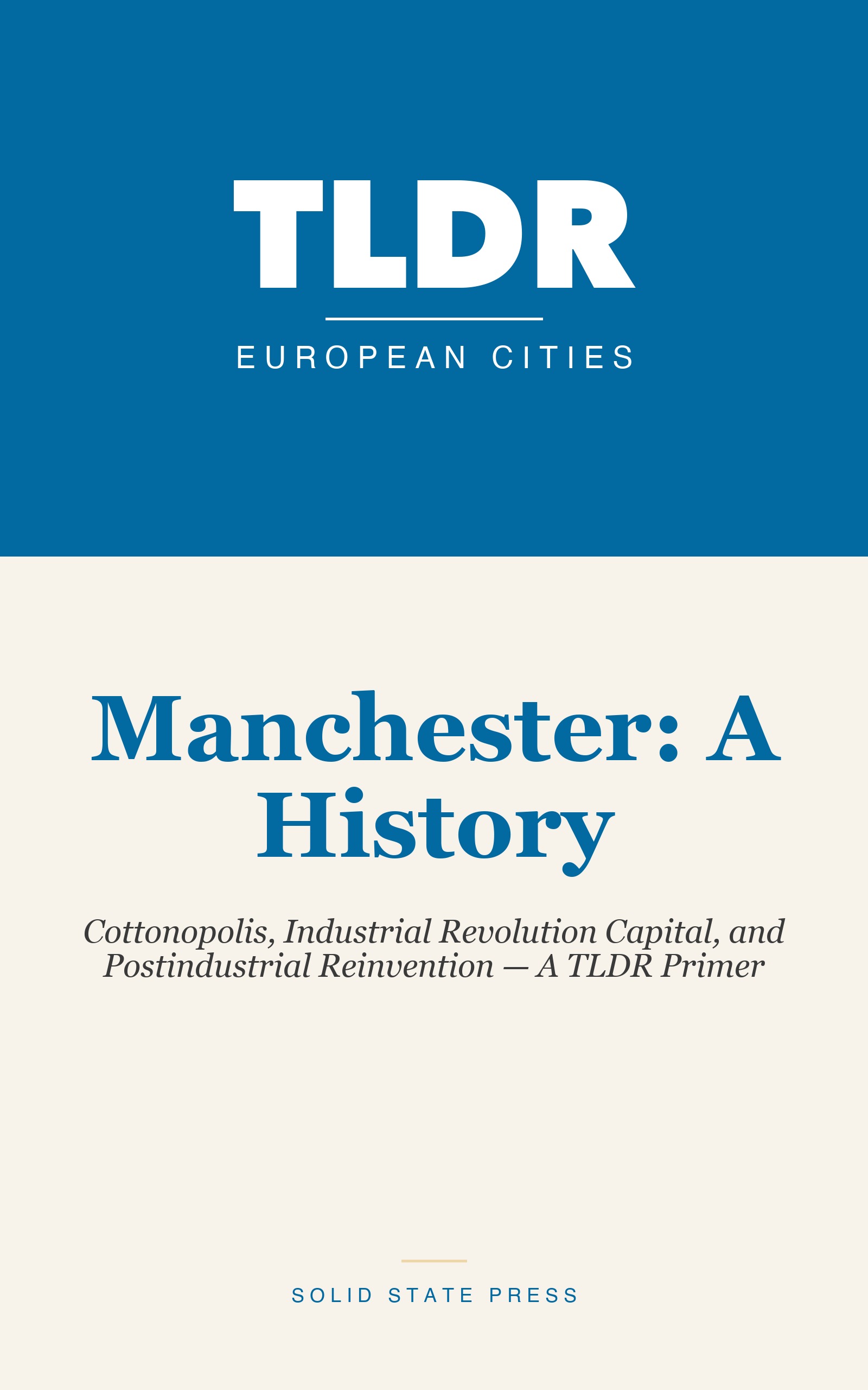 Manchester: A History cover