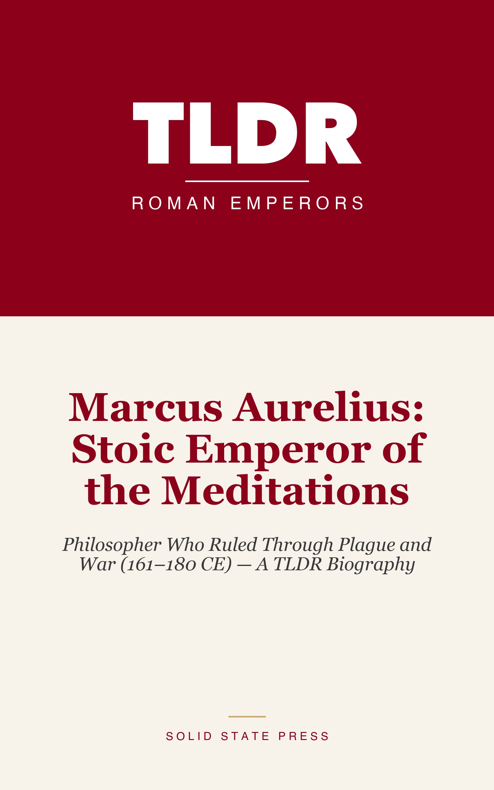 Marcus Aurelius: Stoic Emperor of the Meditations cover