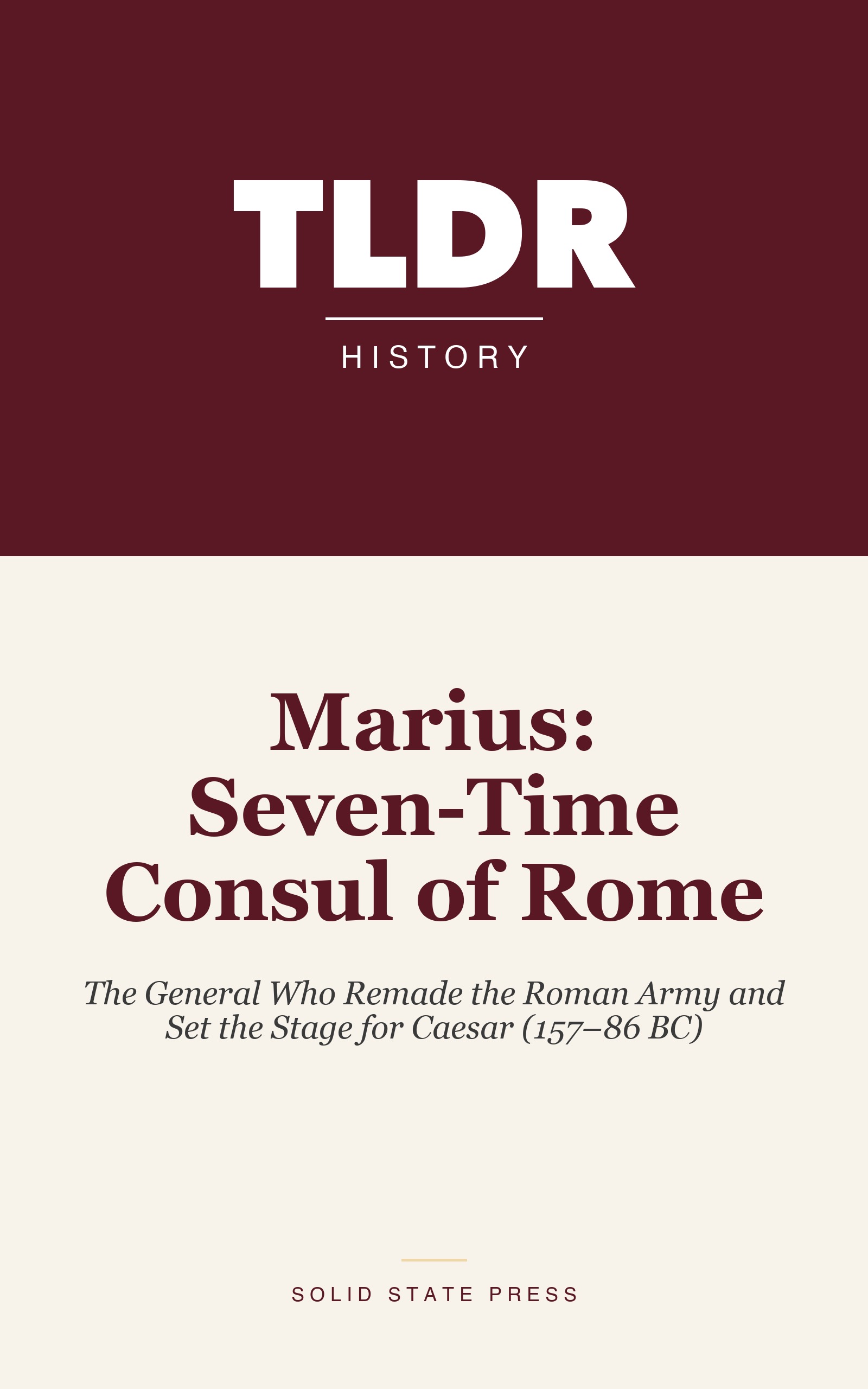 Marius: Seven-Time Consul of Rome cover