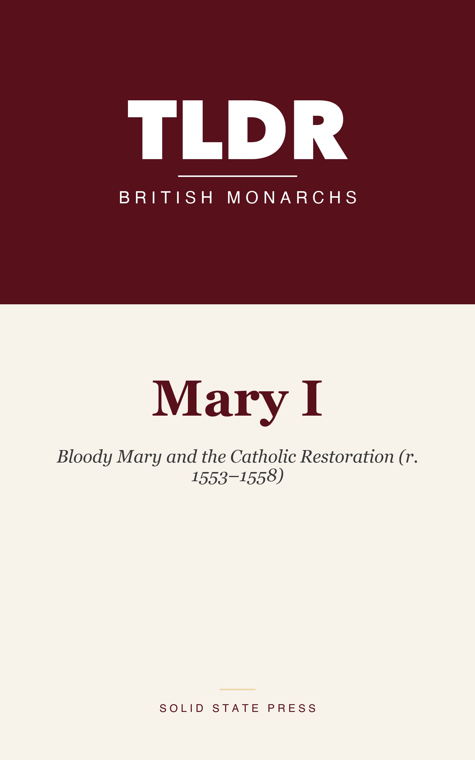 Mary I cover