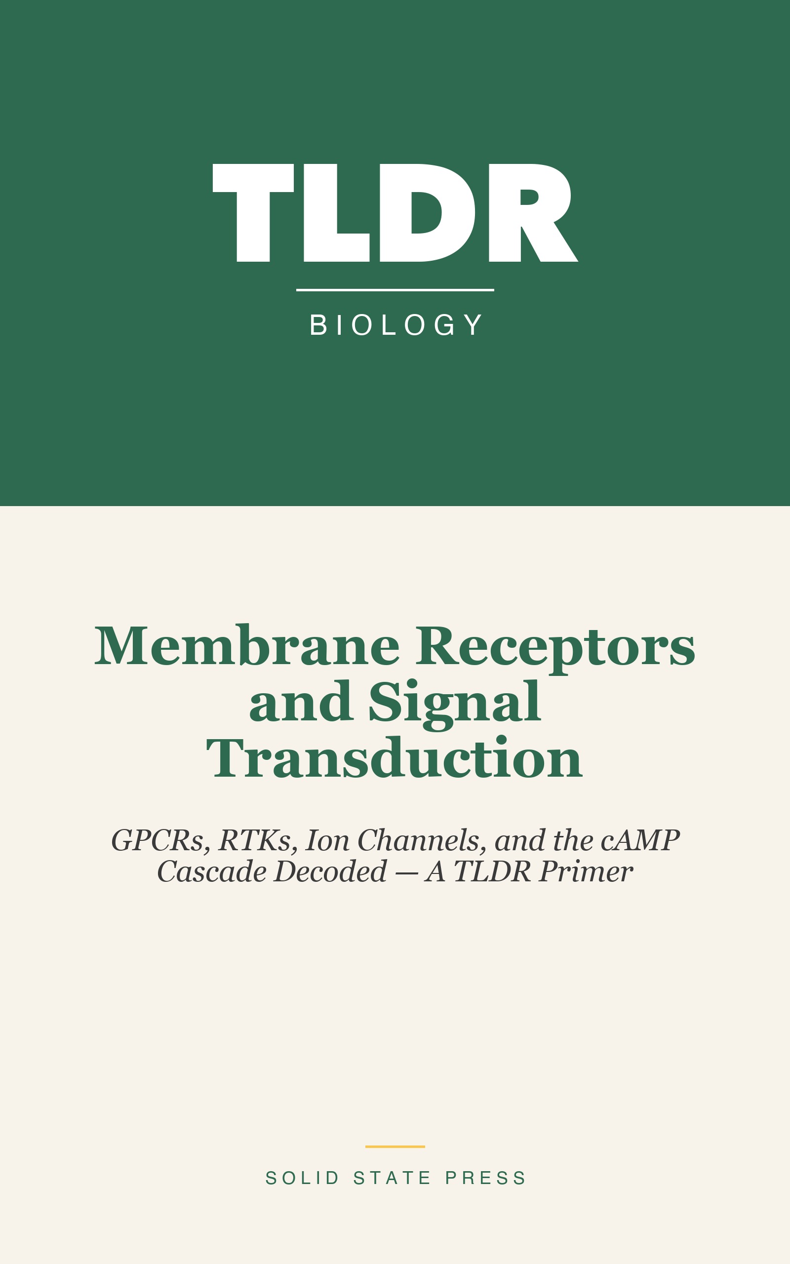 Membrane Receptors and Signal Transduction cover