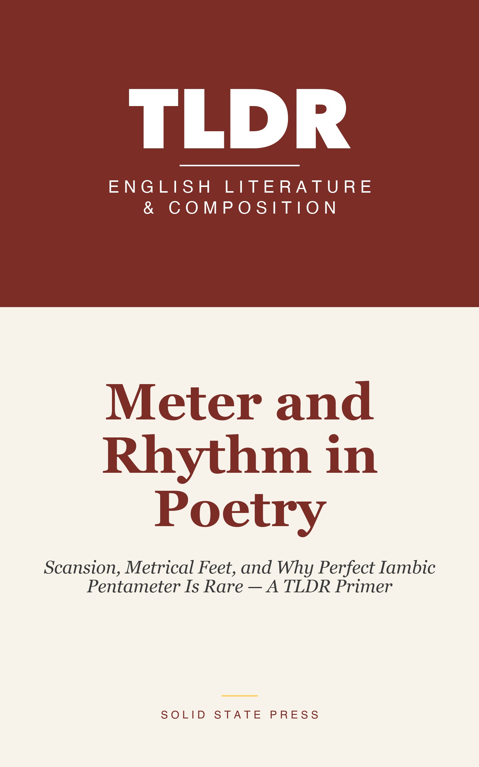 Meter and Rhythm in Poetry cover