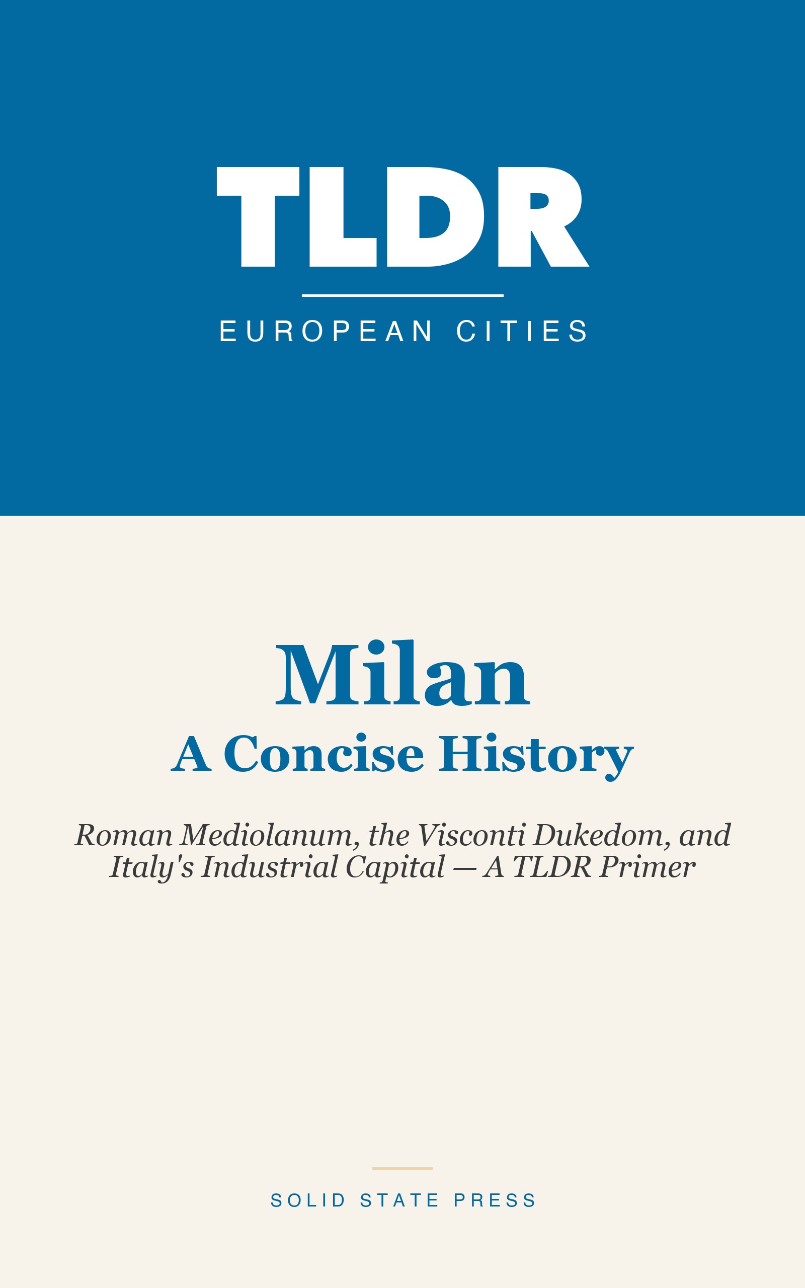 Milan: A Concise History cover