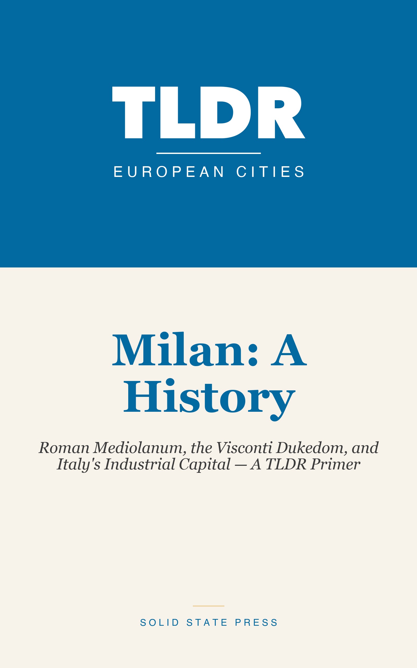 Milan: A History cover