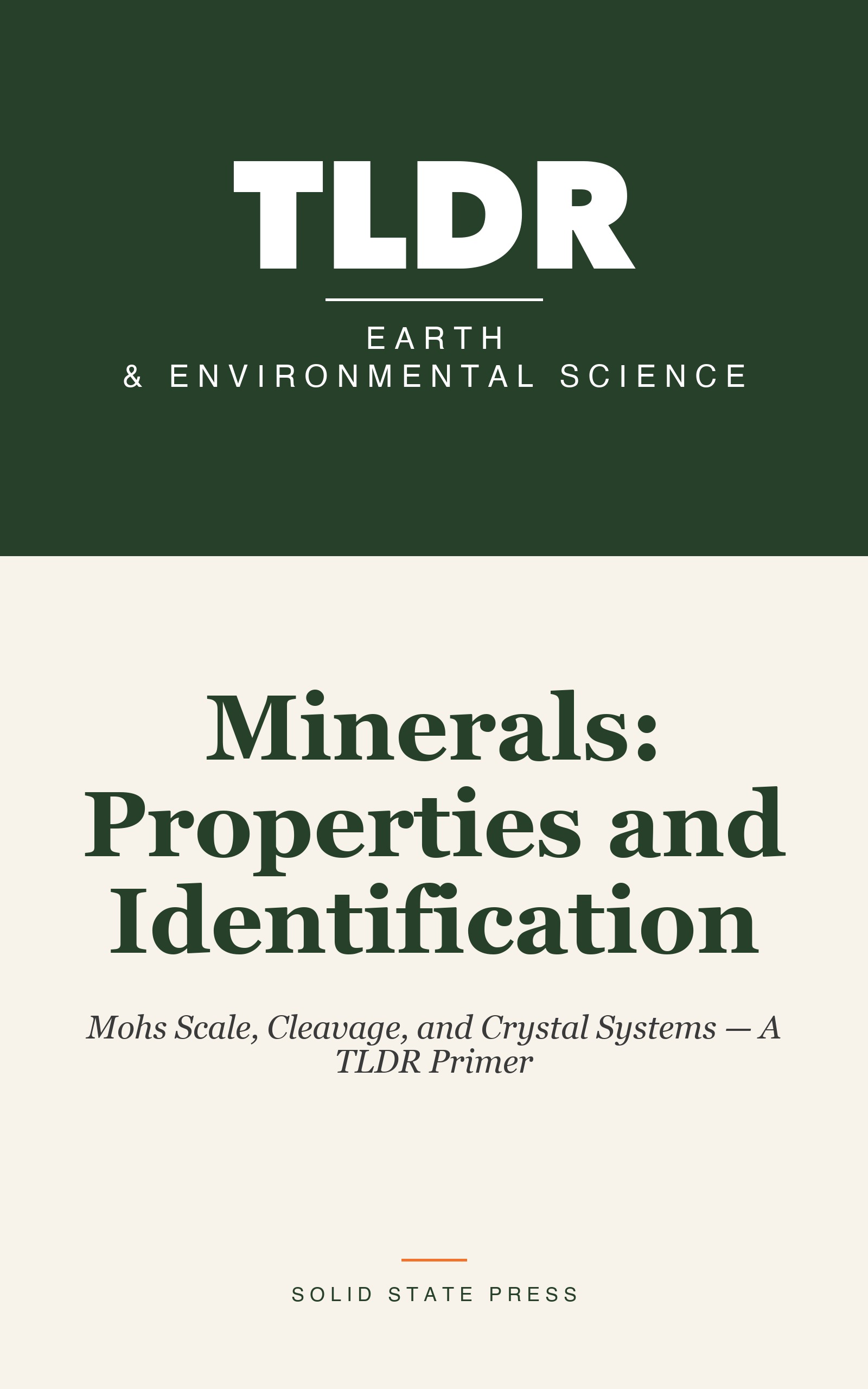 Minerals: Properties and Identification cover
