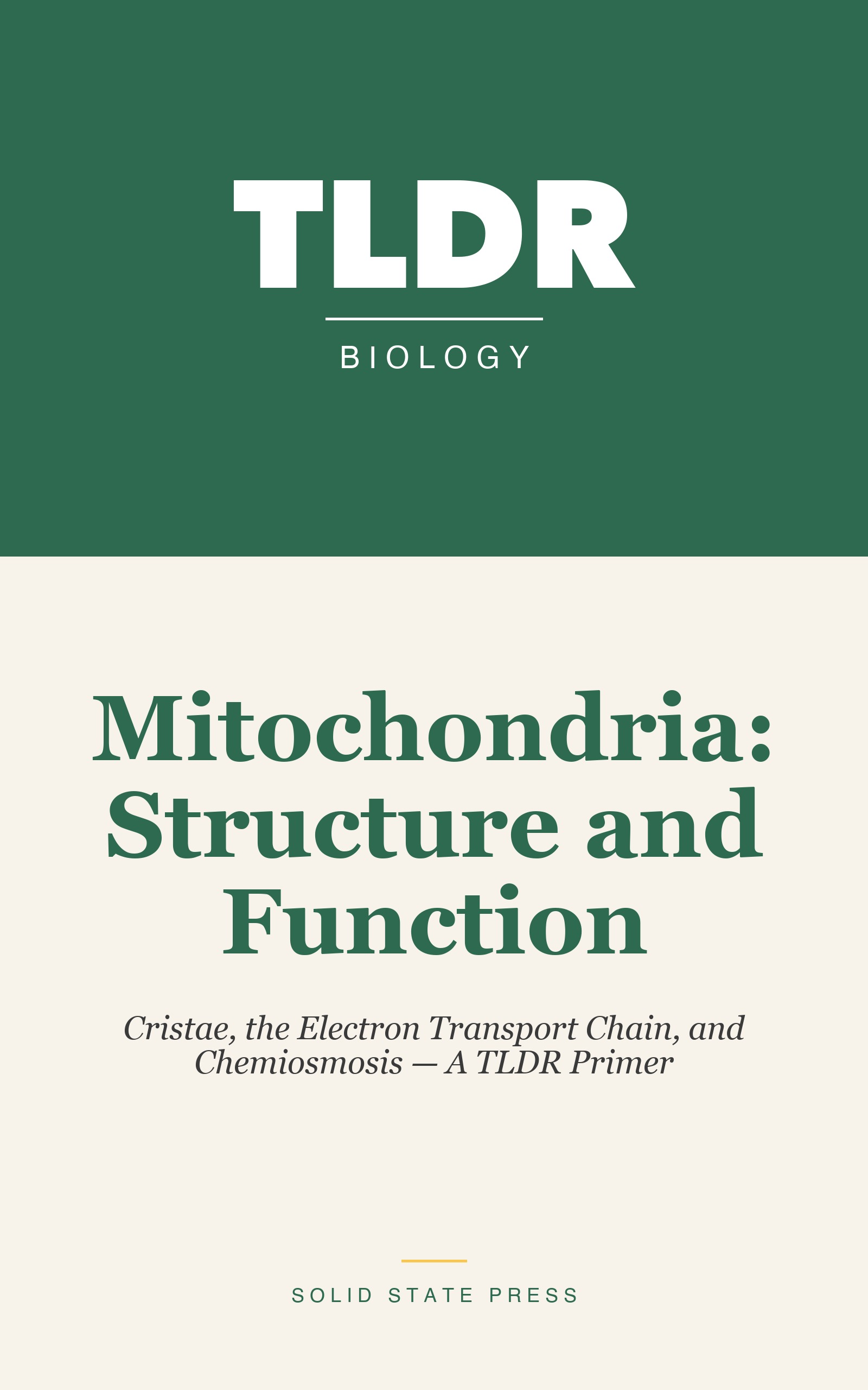 Mitochondria: Structure and Function cover