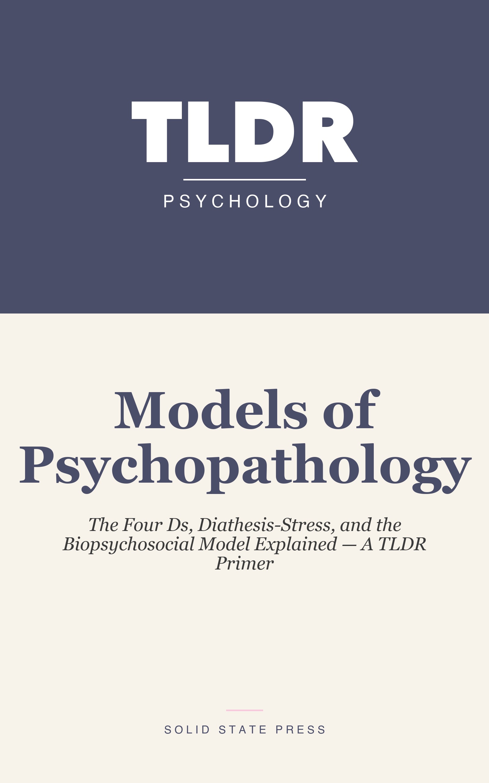 Models of Psychopathology cover